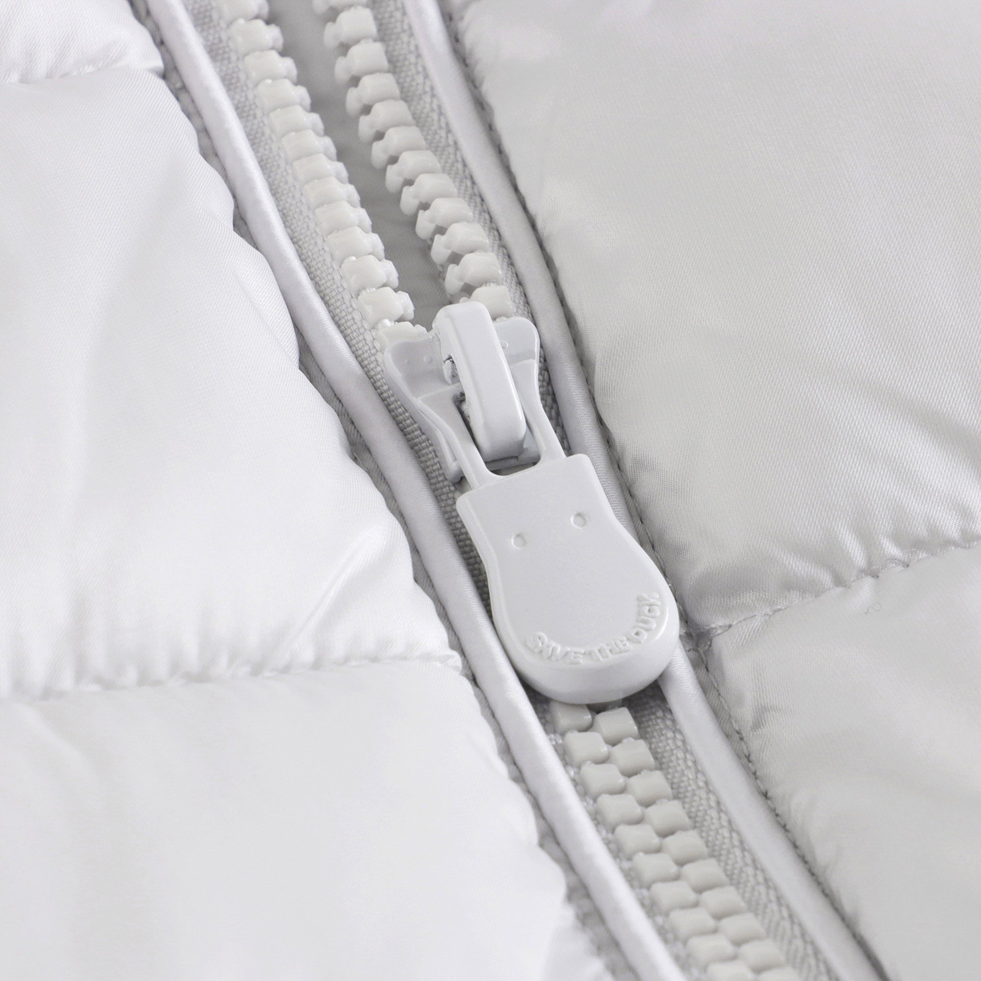 Girls Light Grey Padded Jacket
