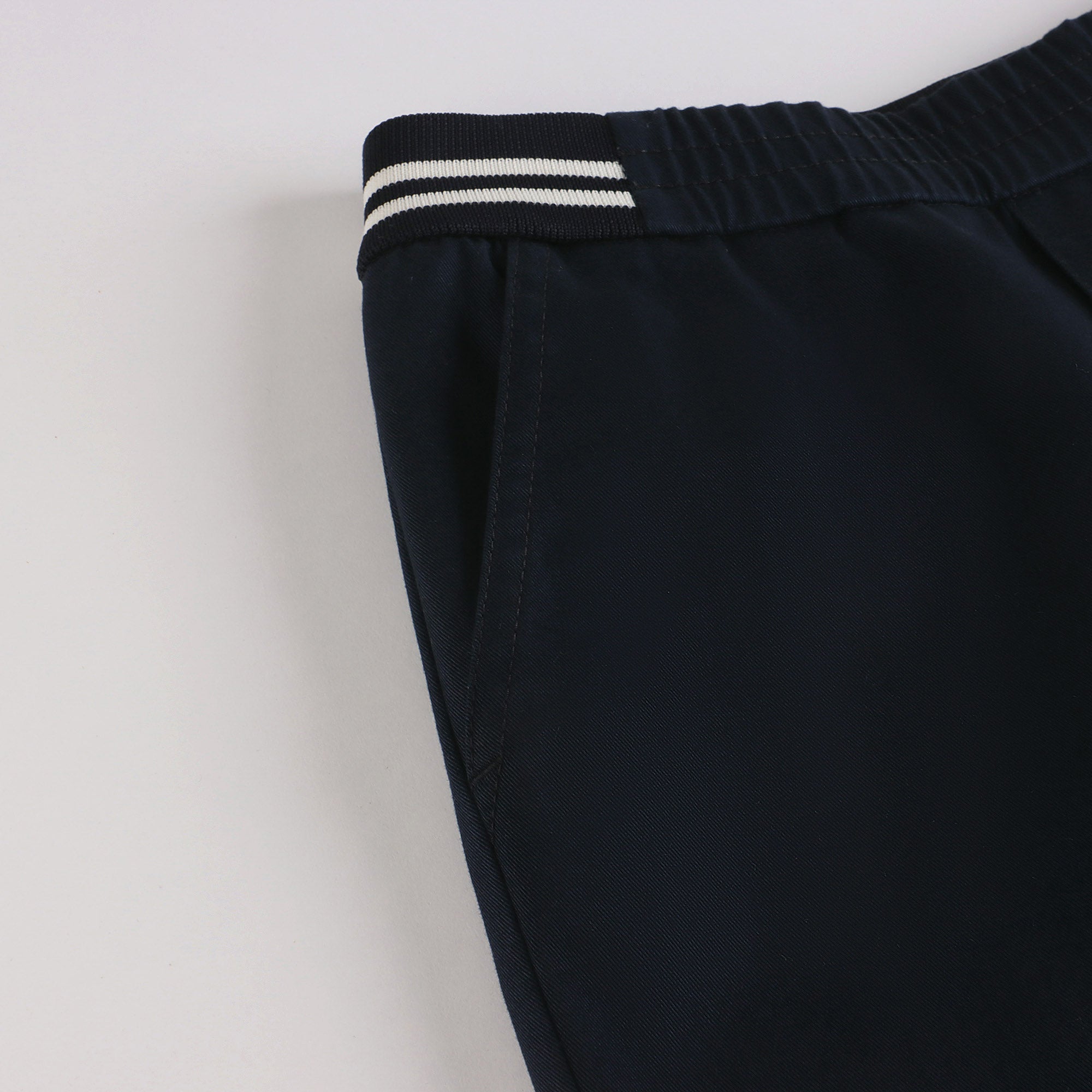 Boys Navy Cotton Trousers