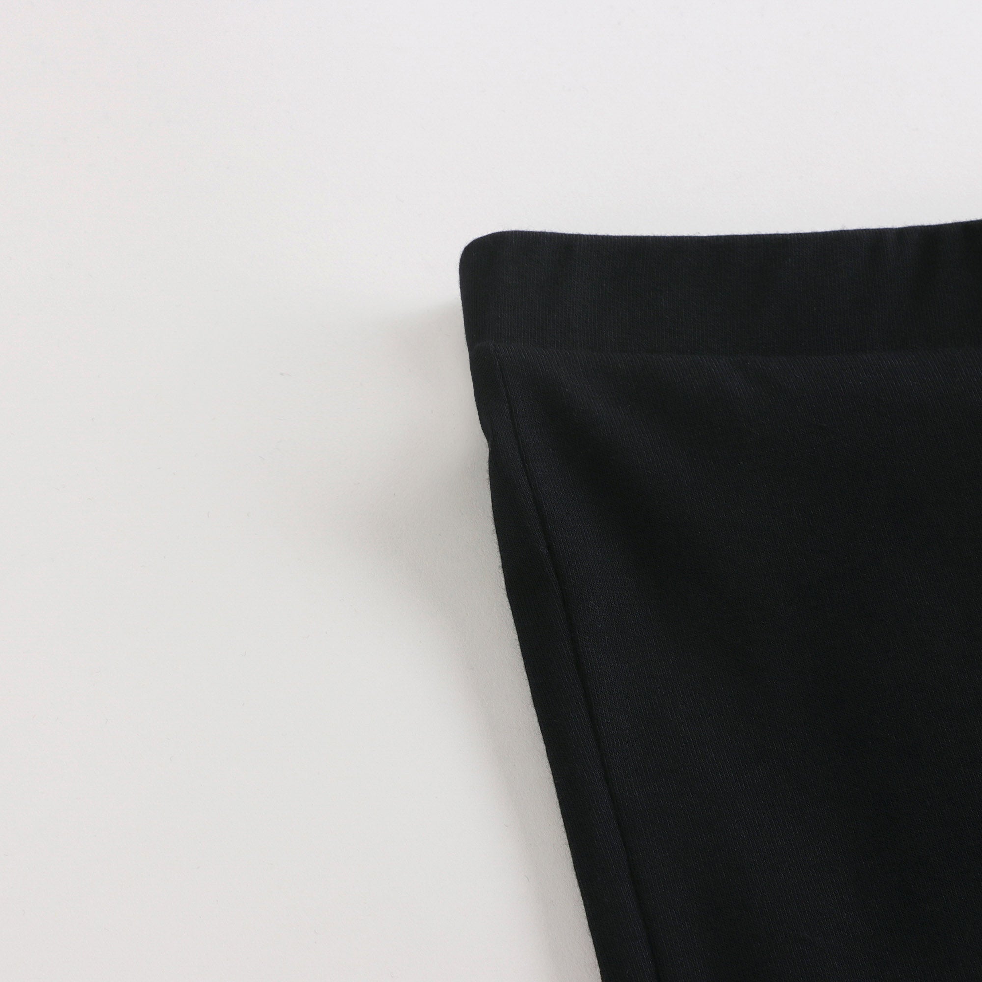 Girls Black Logo Cotton Flares Trousers