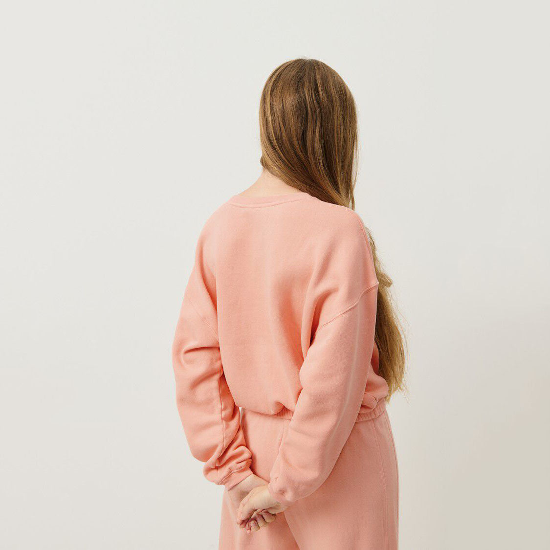 Women Pink Cotton Sweatshirt