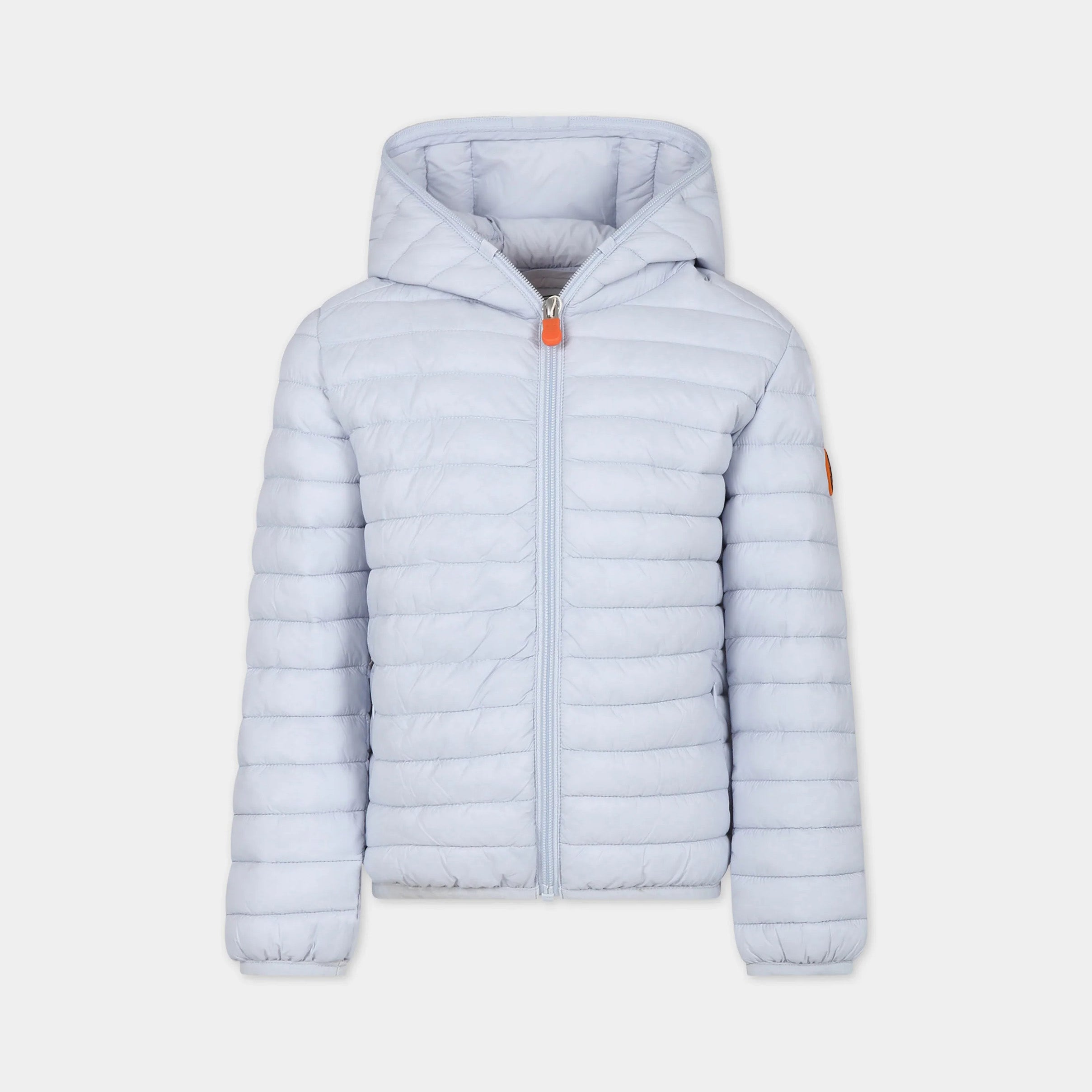 Boys & Girls Grey Blue Padded Jacket