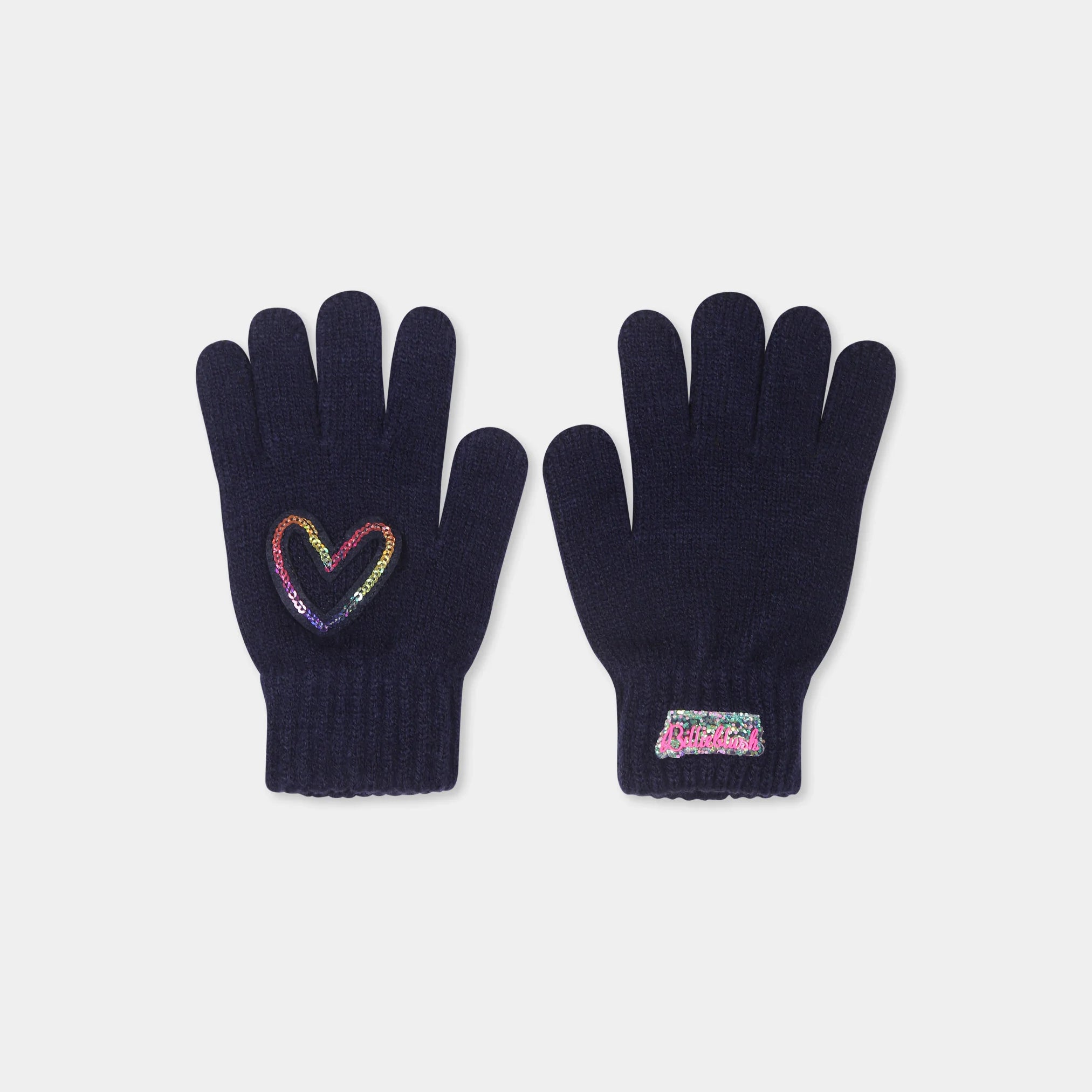 Girls Dark Blue Gloves