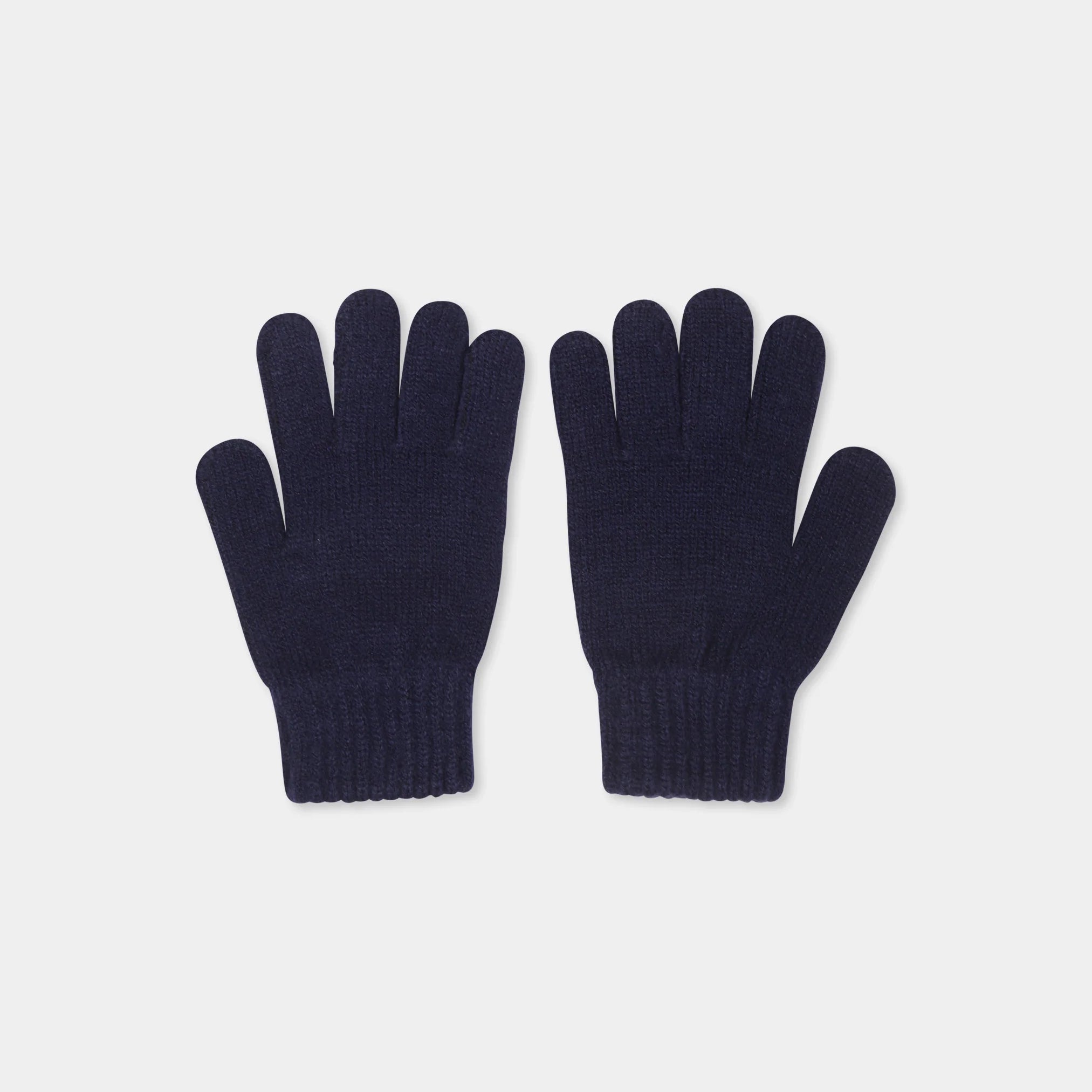 Girls Dark Blue Gloves