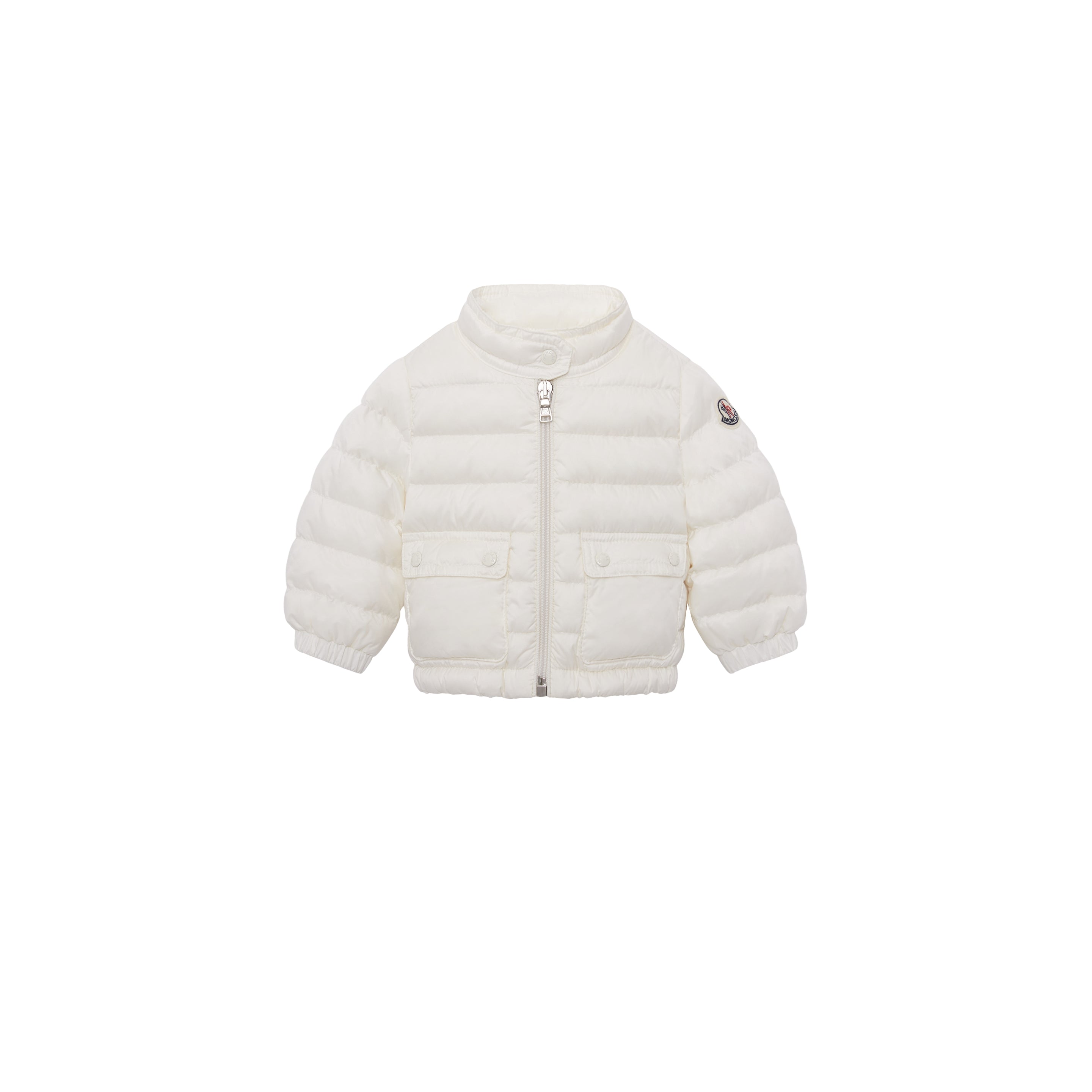 Baby Girls White "LANS" Padded Down Jacket