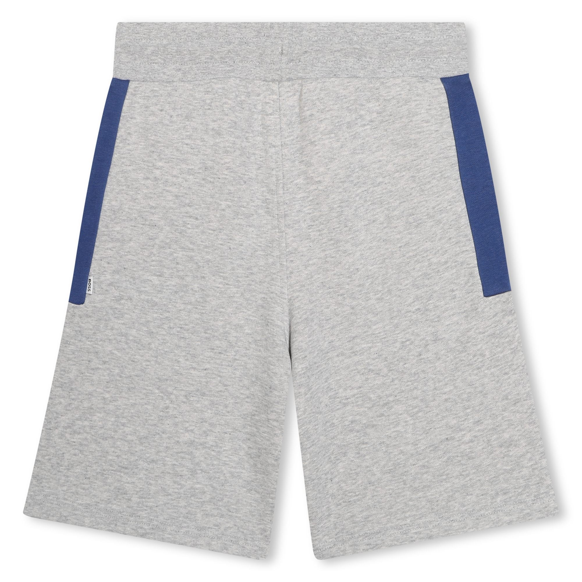 Boys Grey Cotton Shorts