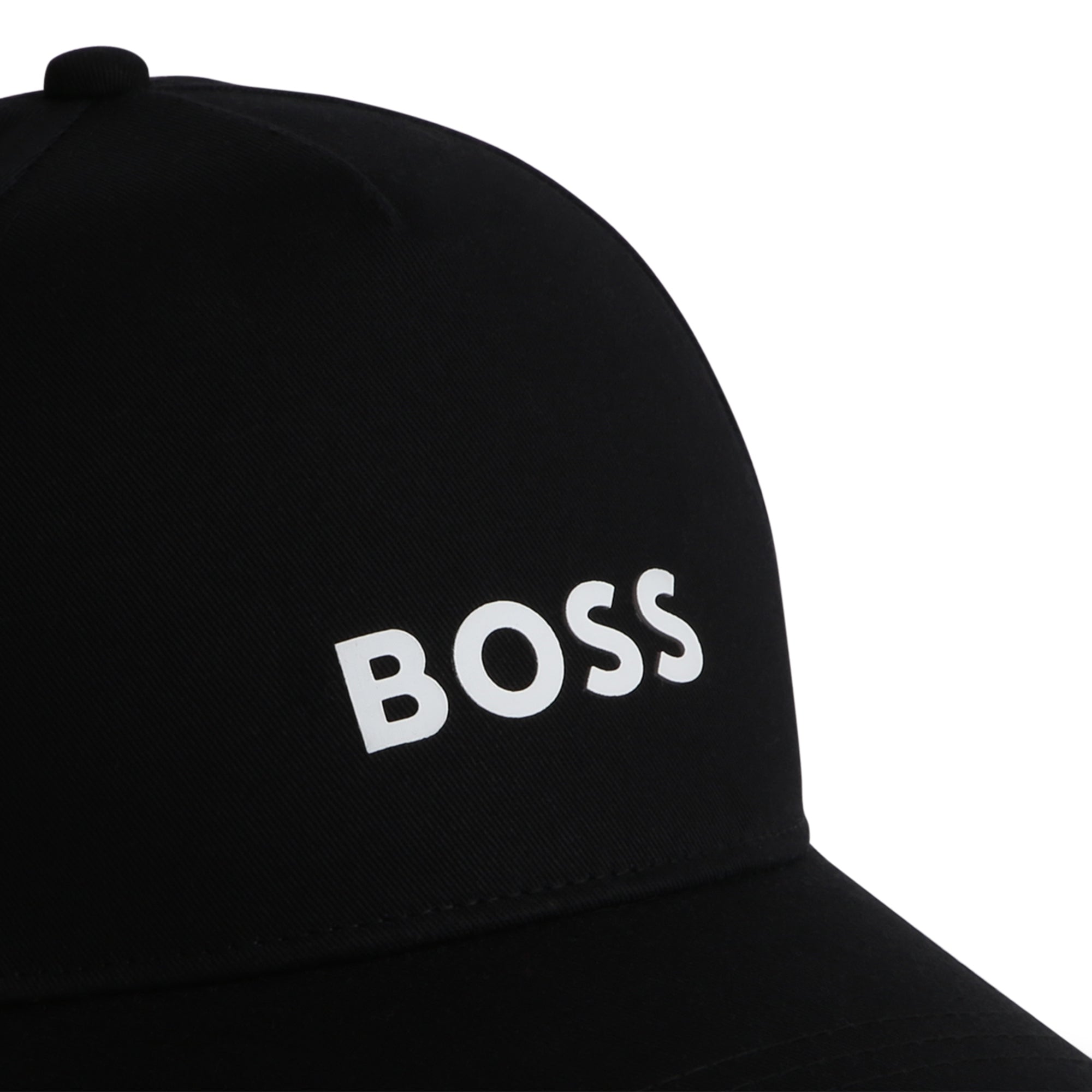 Boys Black Logo Baseball Cap