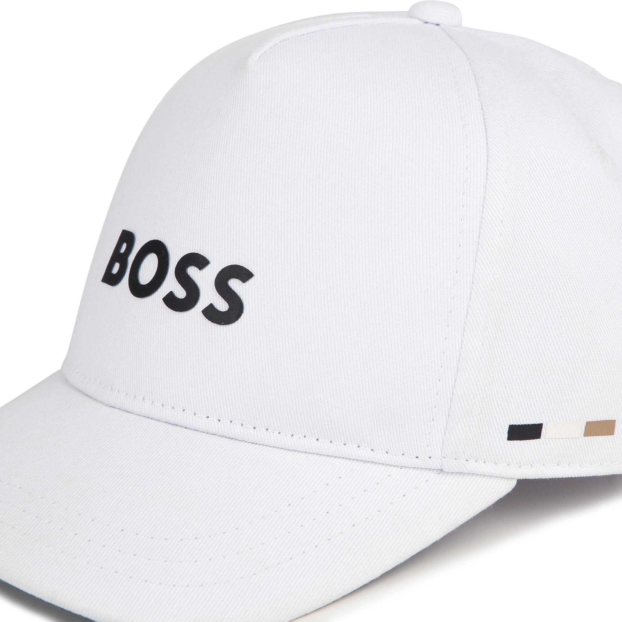 Boys White Logo Baseball Cap