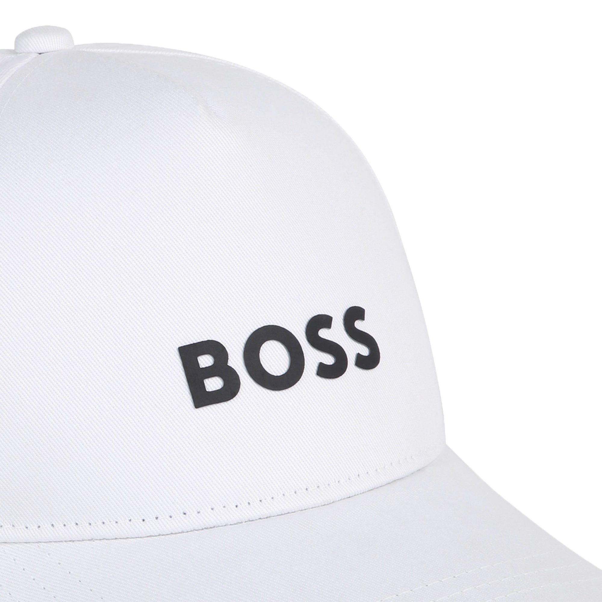 Boys White Logo Baseball Cap