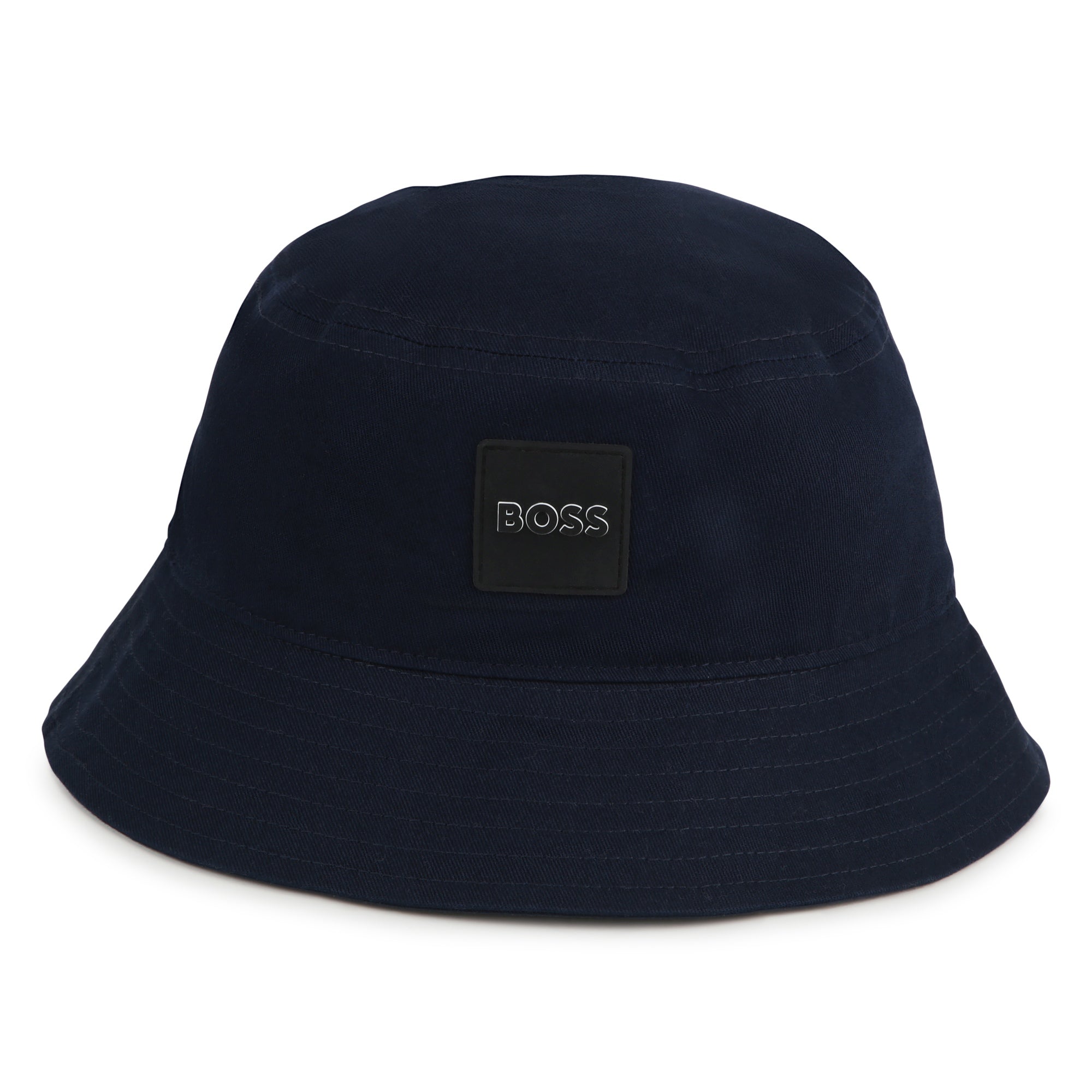 Boys Navy Logo Bucket Hat