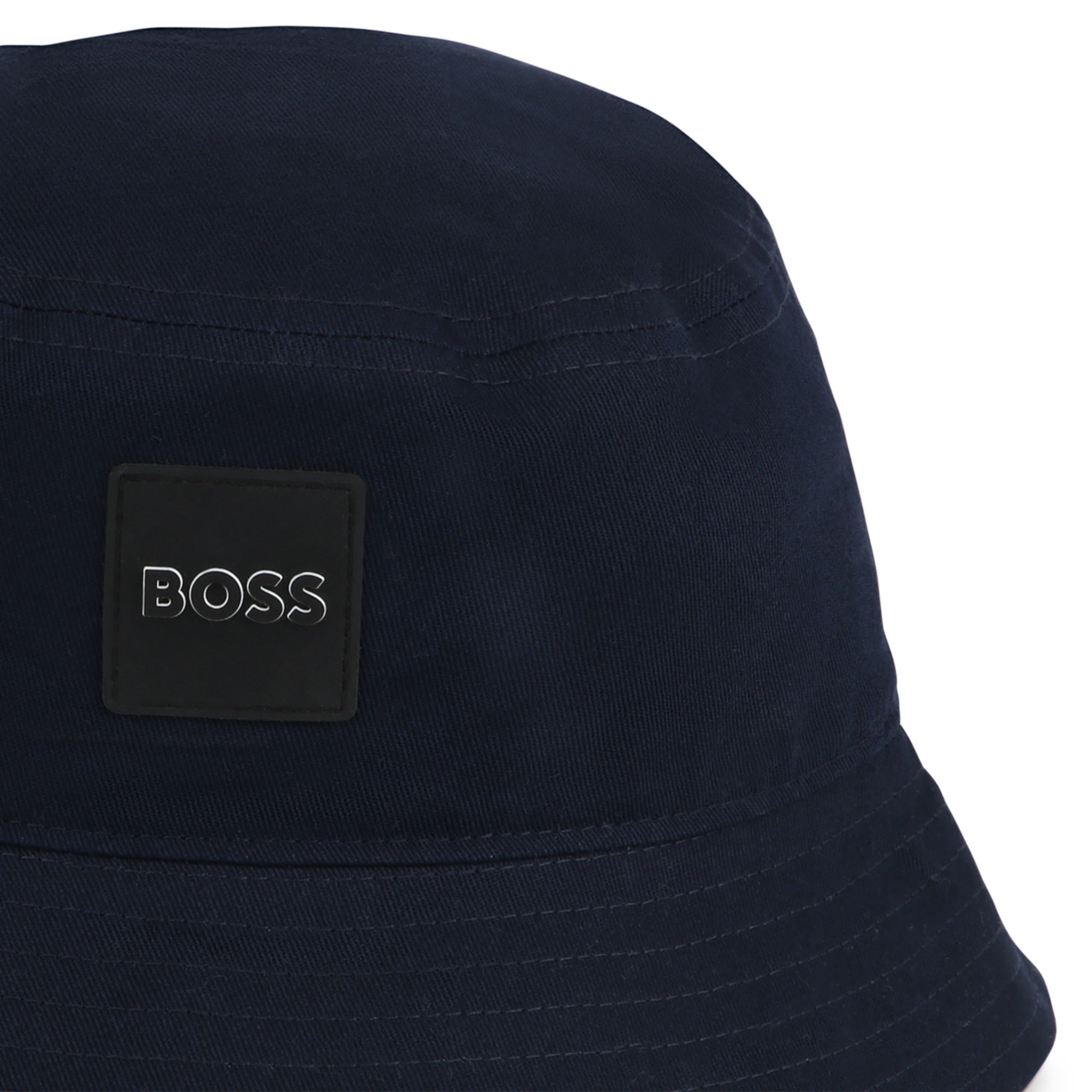 Boys Navy Logo Bucket Hat