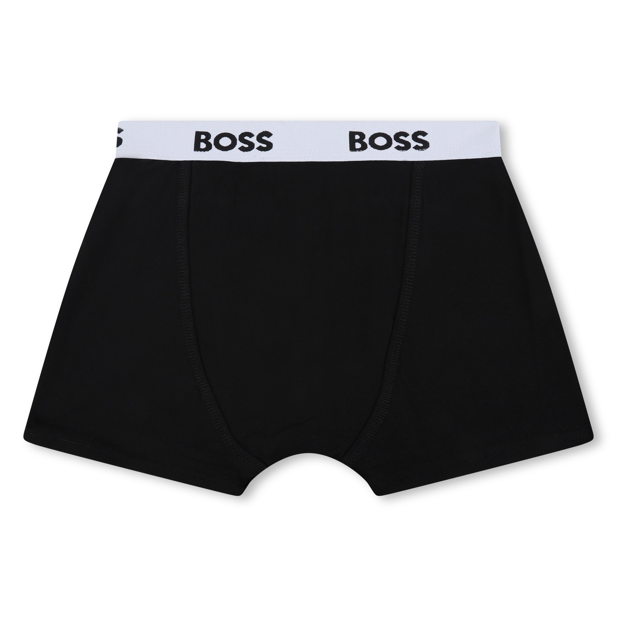 Boys Grey Cotton Underwear Set(2 Pack)