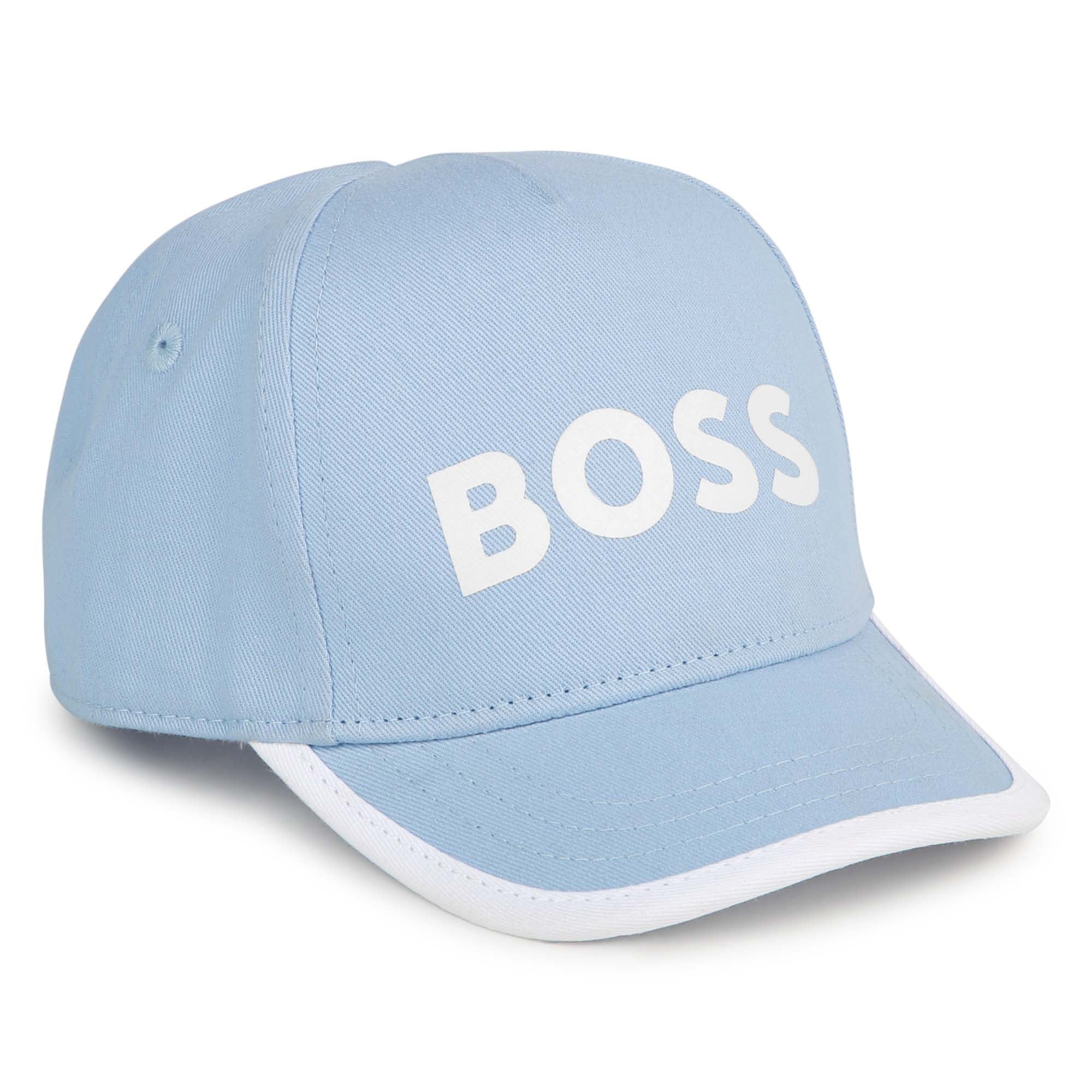 Baby Boys Light Blue Logo Baseball Cap