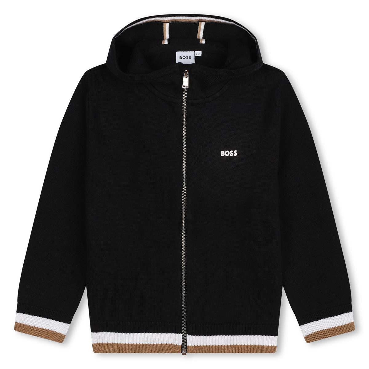 CARDIGAN A CAPUCHE