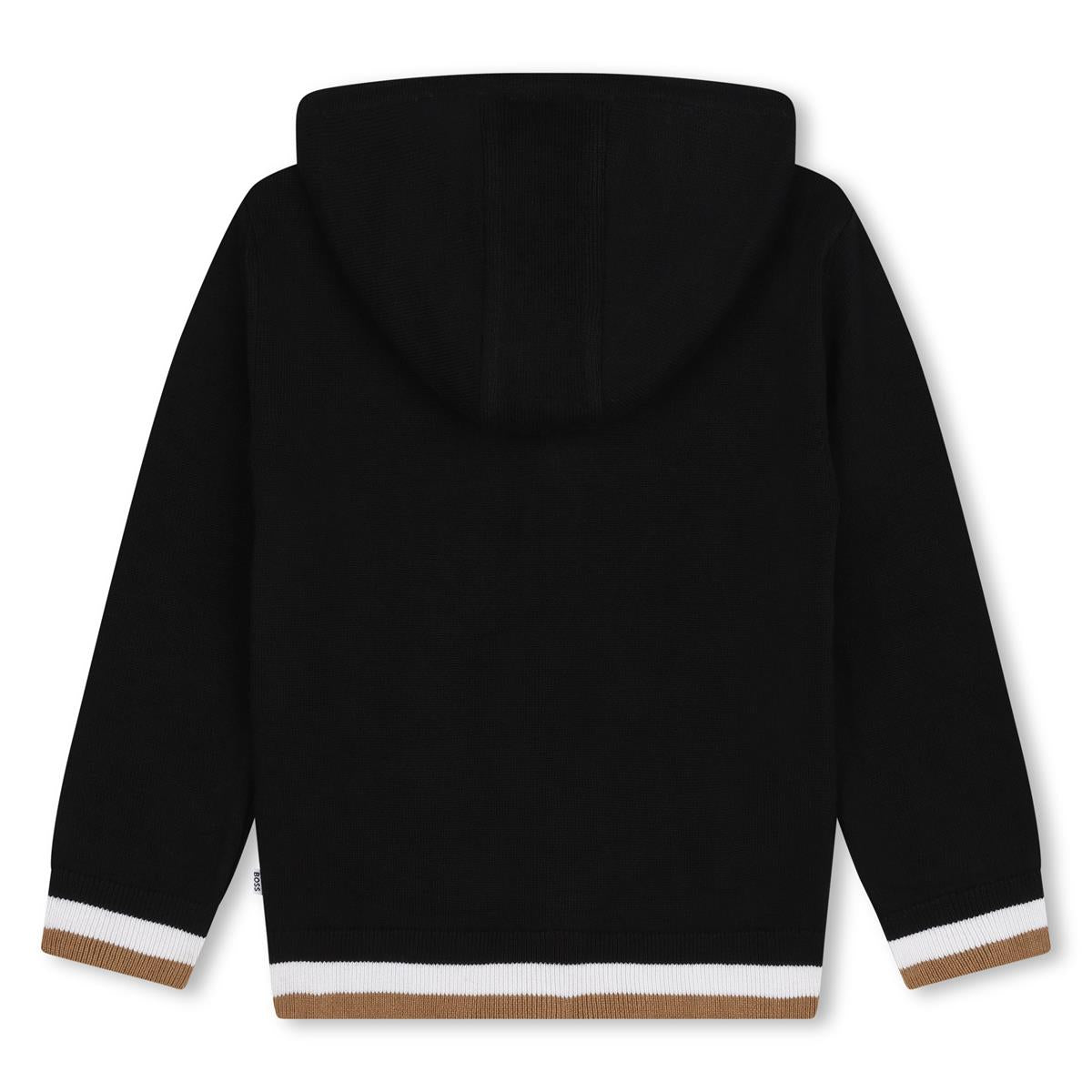 CARDIGAN A CAPUCHE