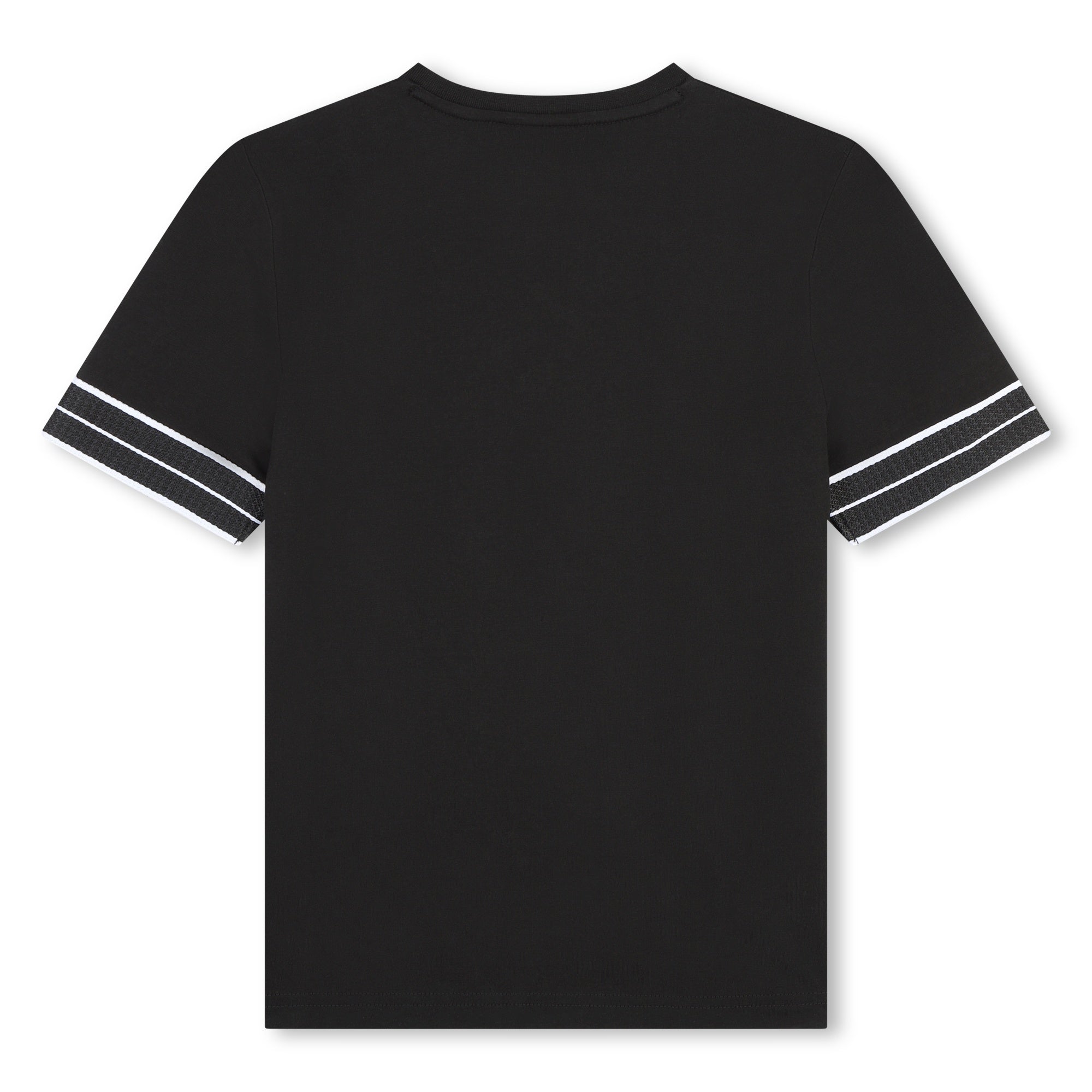 Boys Black Cotton T-Shirt