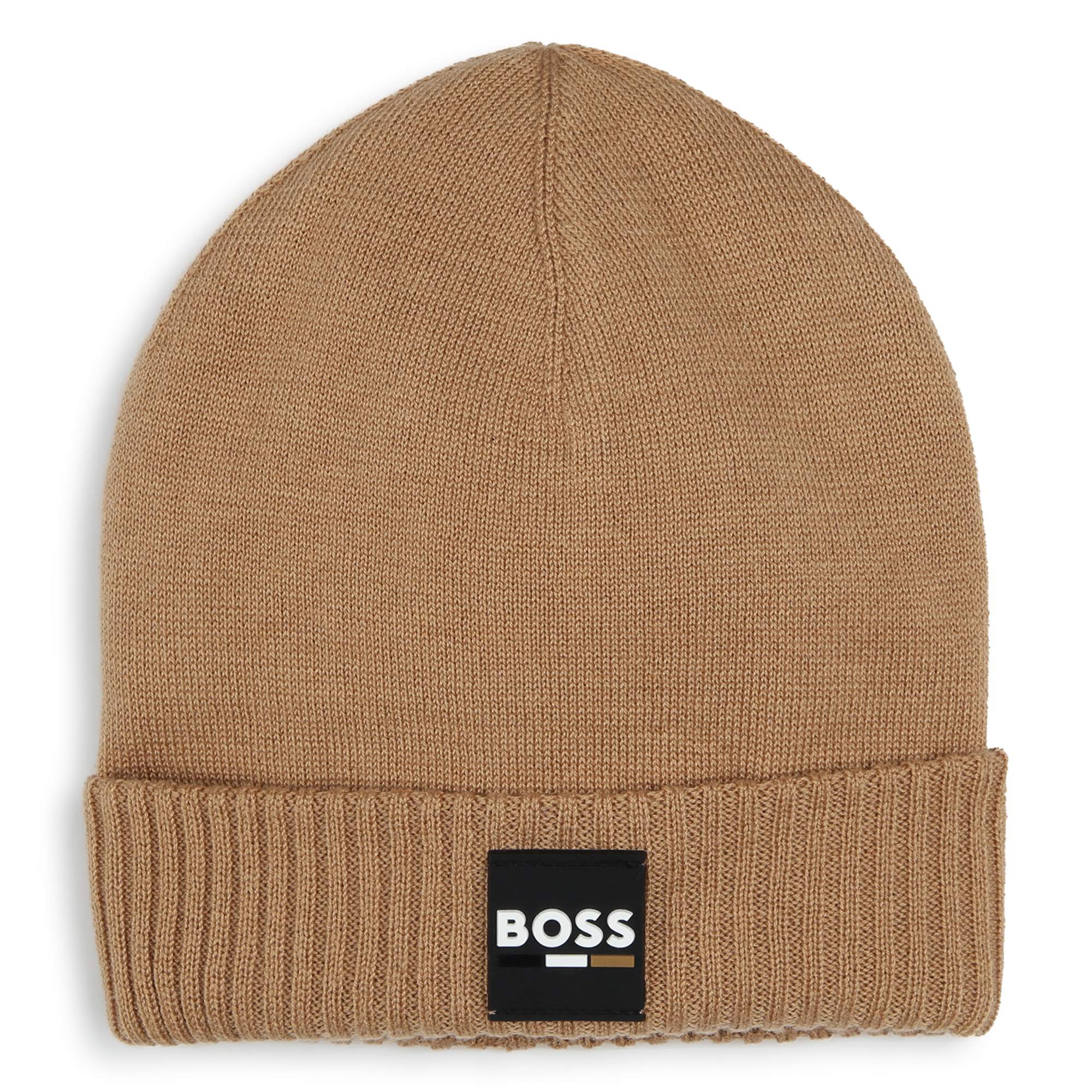 Boys Camel Knit Hat