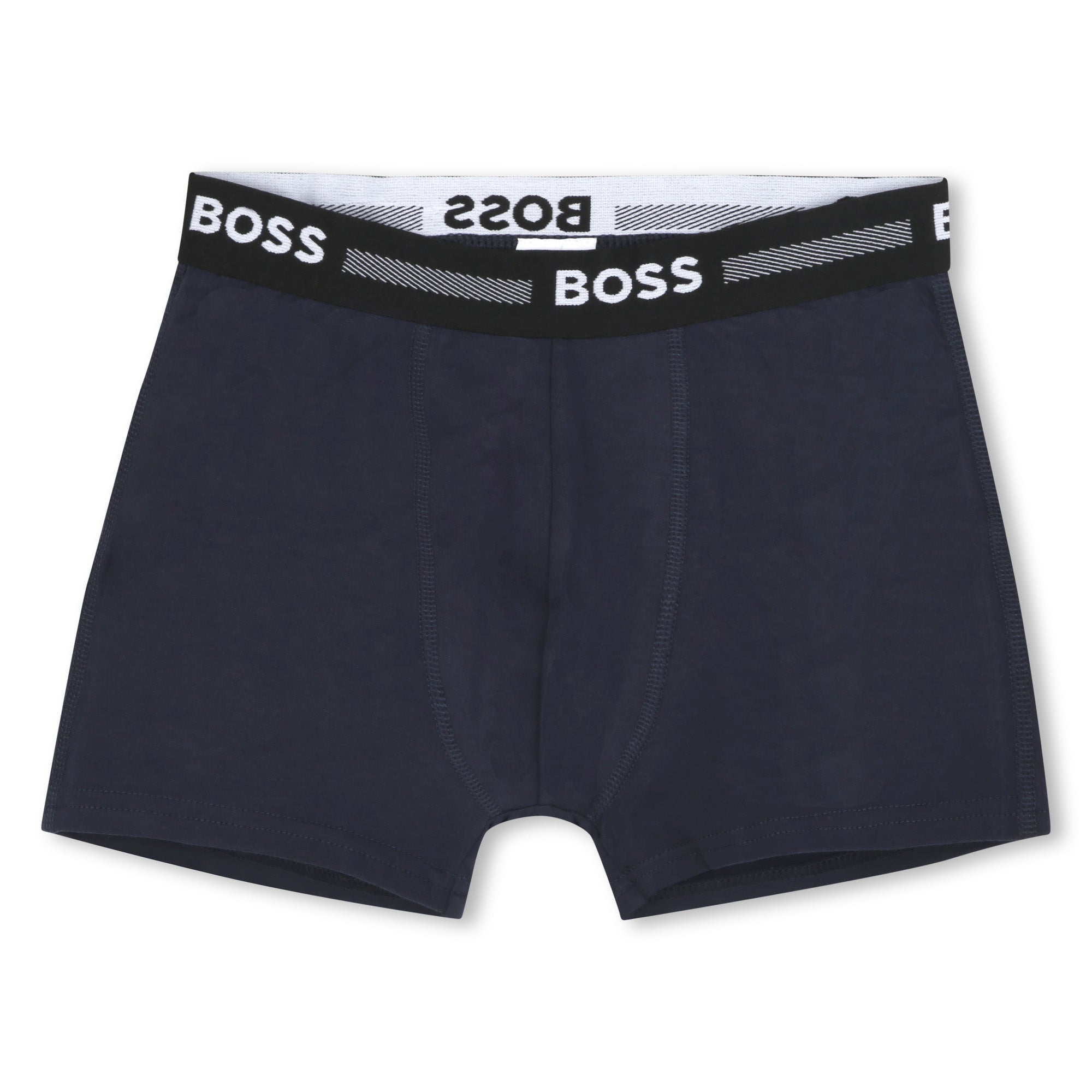 Boys Navy Cotton Underwear Set(2 Pack)