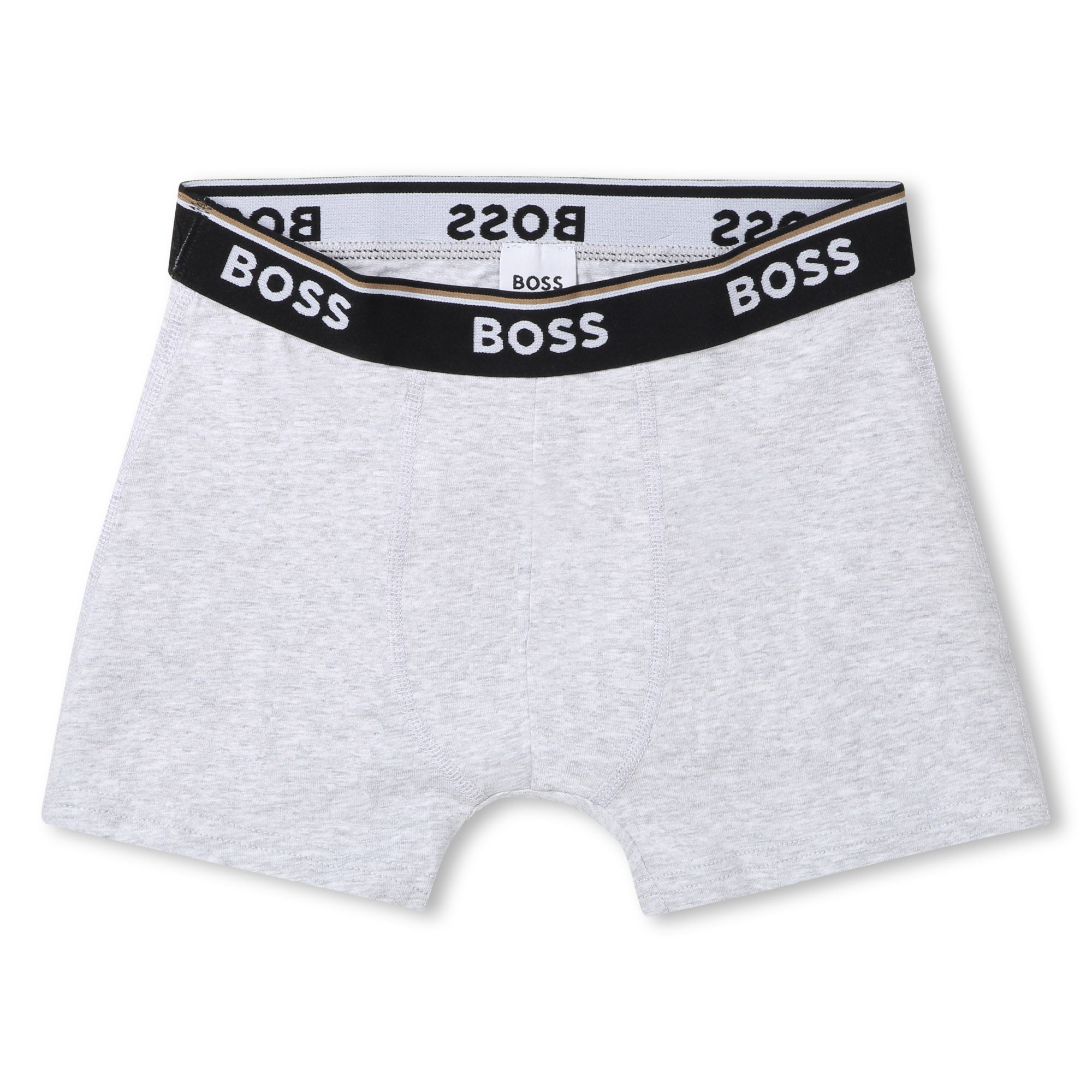 Boys Black&White Cotton Underwear Set(2 Pack)