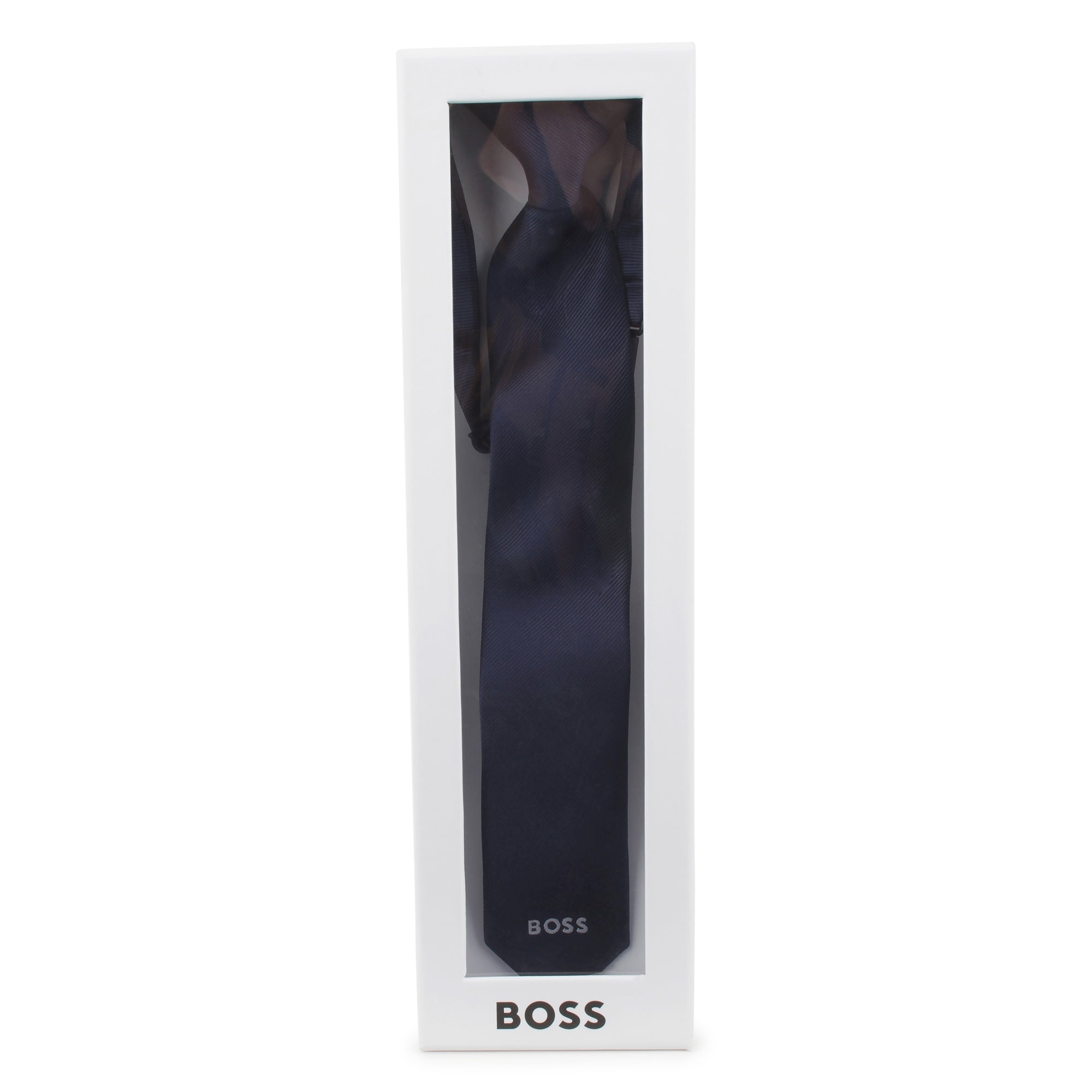 Boys Navy Simple Tie