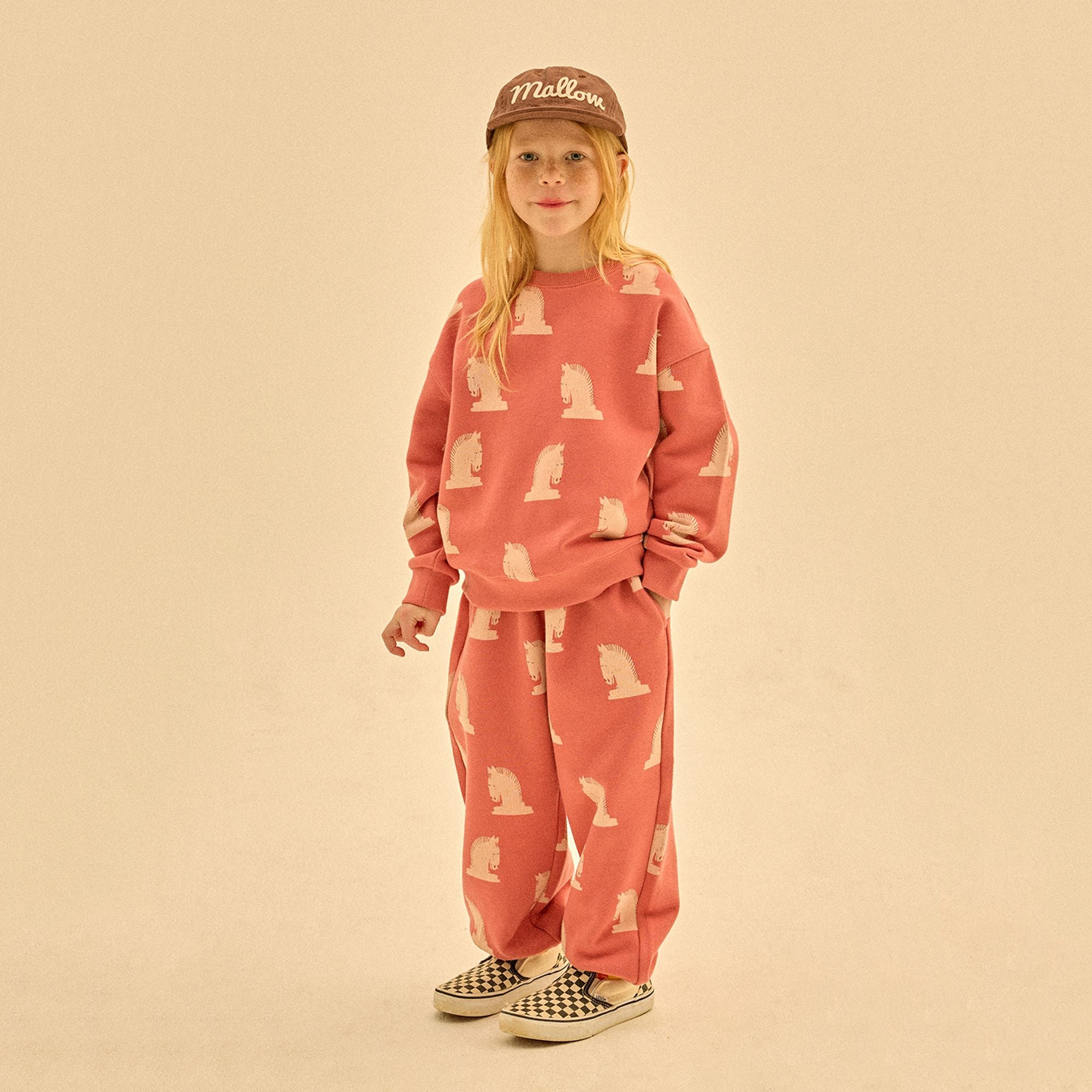 Boys & Girls Brown Logo Cotton Cap