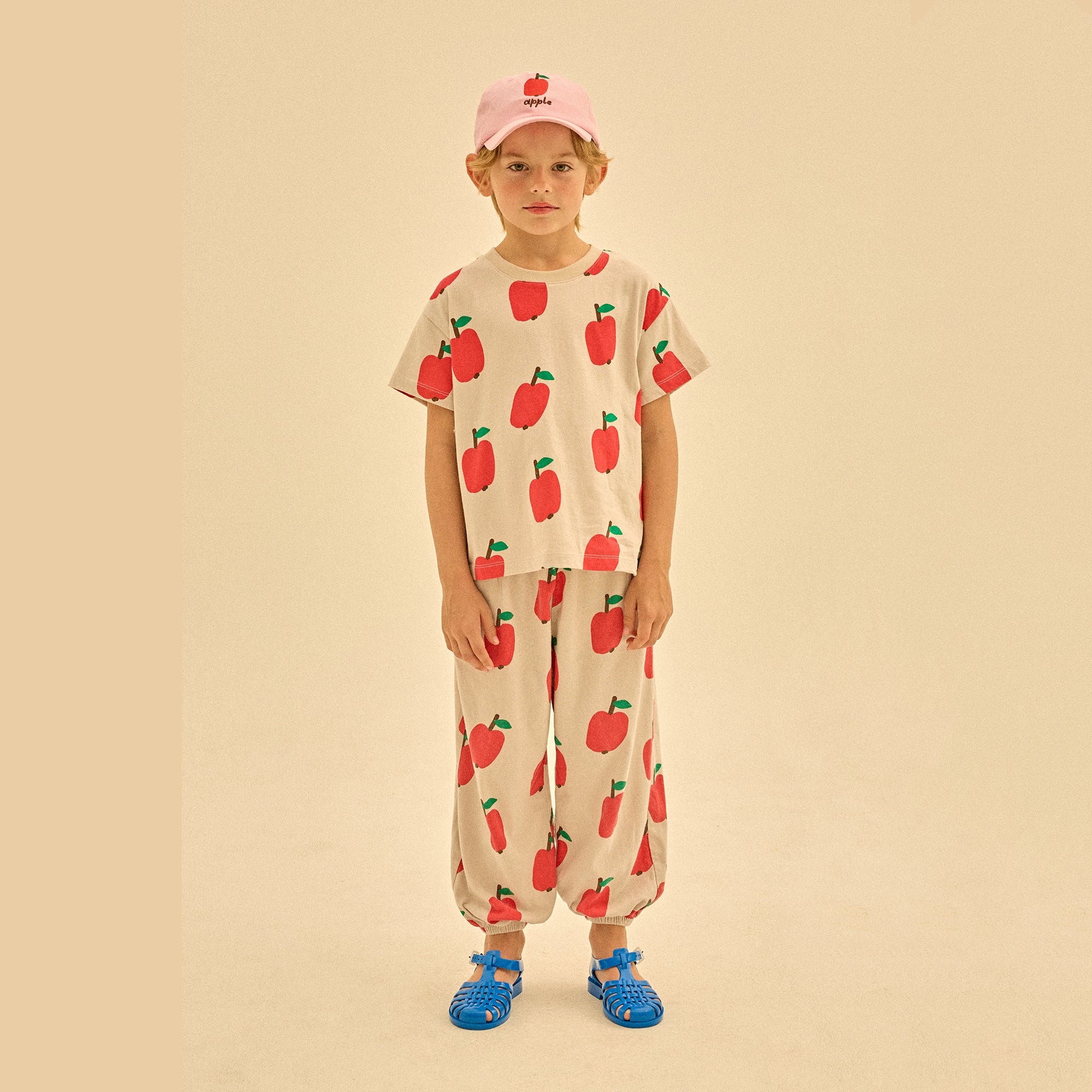 Boys & Girls Light Grey Printed Cotton T-Shirt