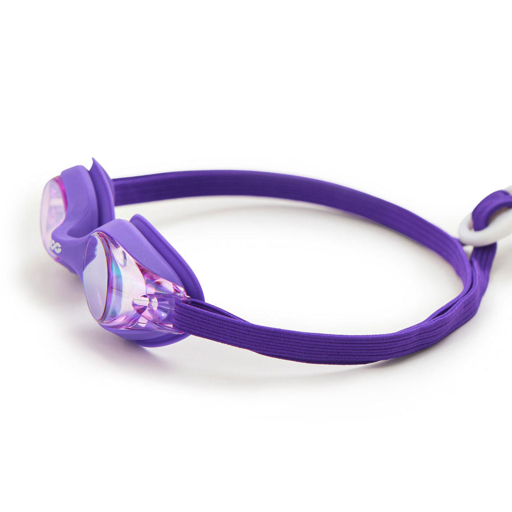 Boys & Girls Purple Rubber Ring Swim Goggles(JERRY-GDPU)