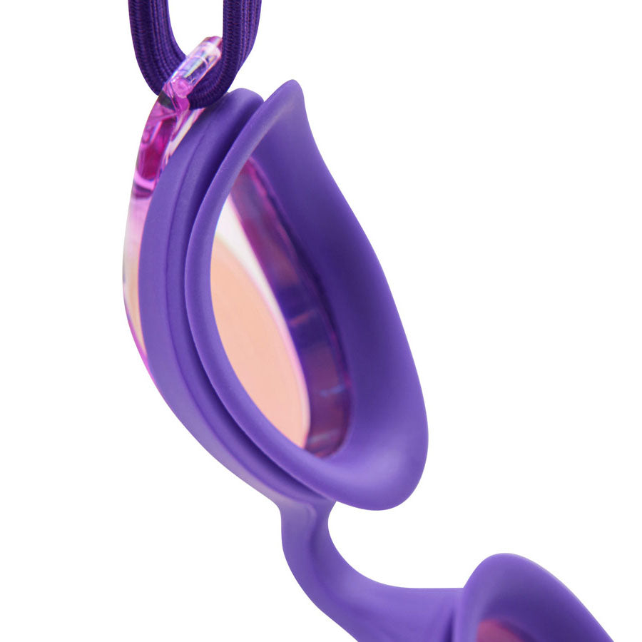 Boys & Girls Purple Rubber Ring Swim Goggles(JERRY-GDPU)