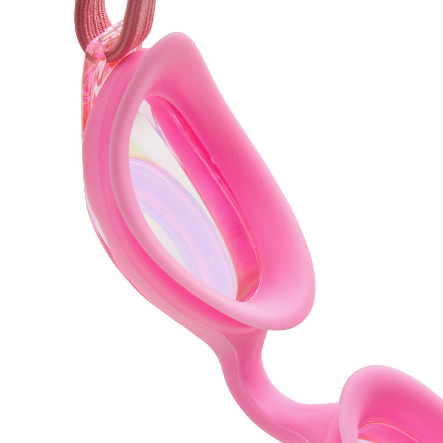 Boys & Girls Pink Rubber Ring Swim Goggles(JERRY-RDPK)
