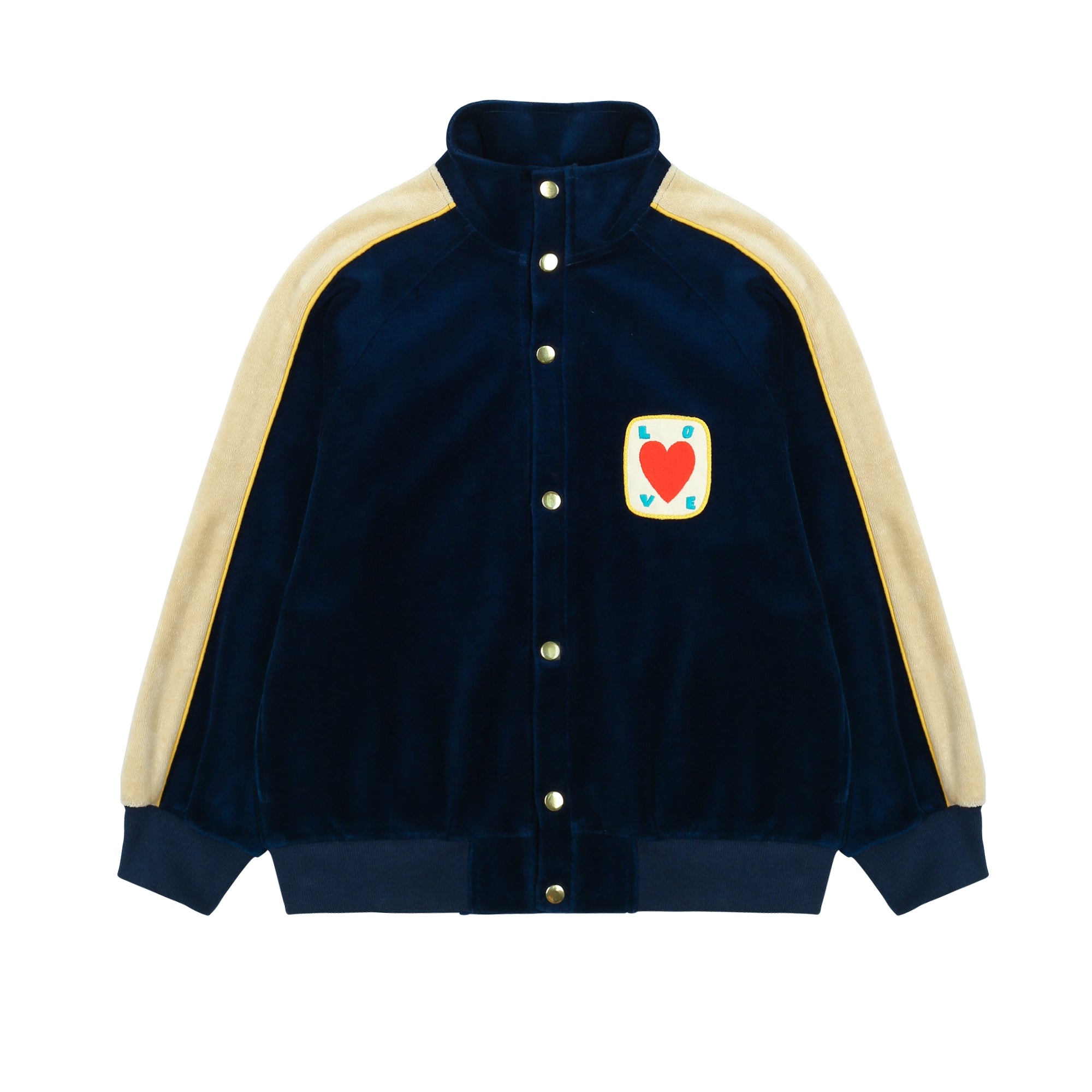 Boys & Girls Navy Velvet Jacket