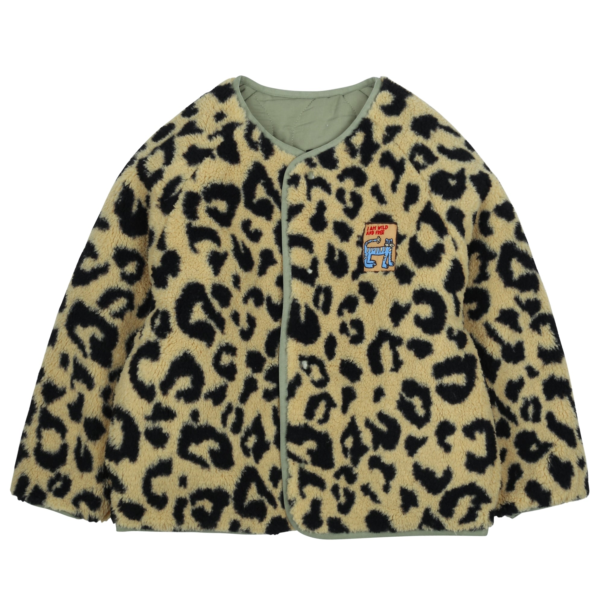 Boys & Girls Khaki Reversible Padded Jacket