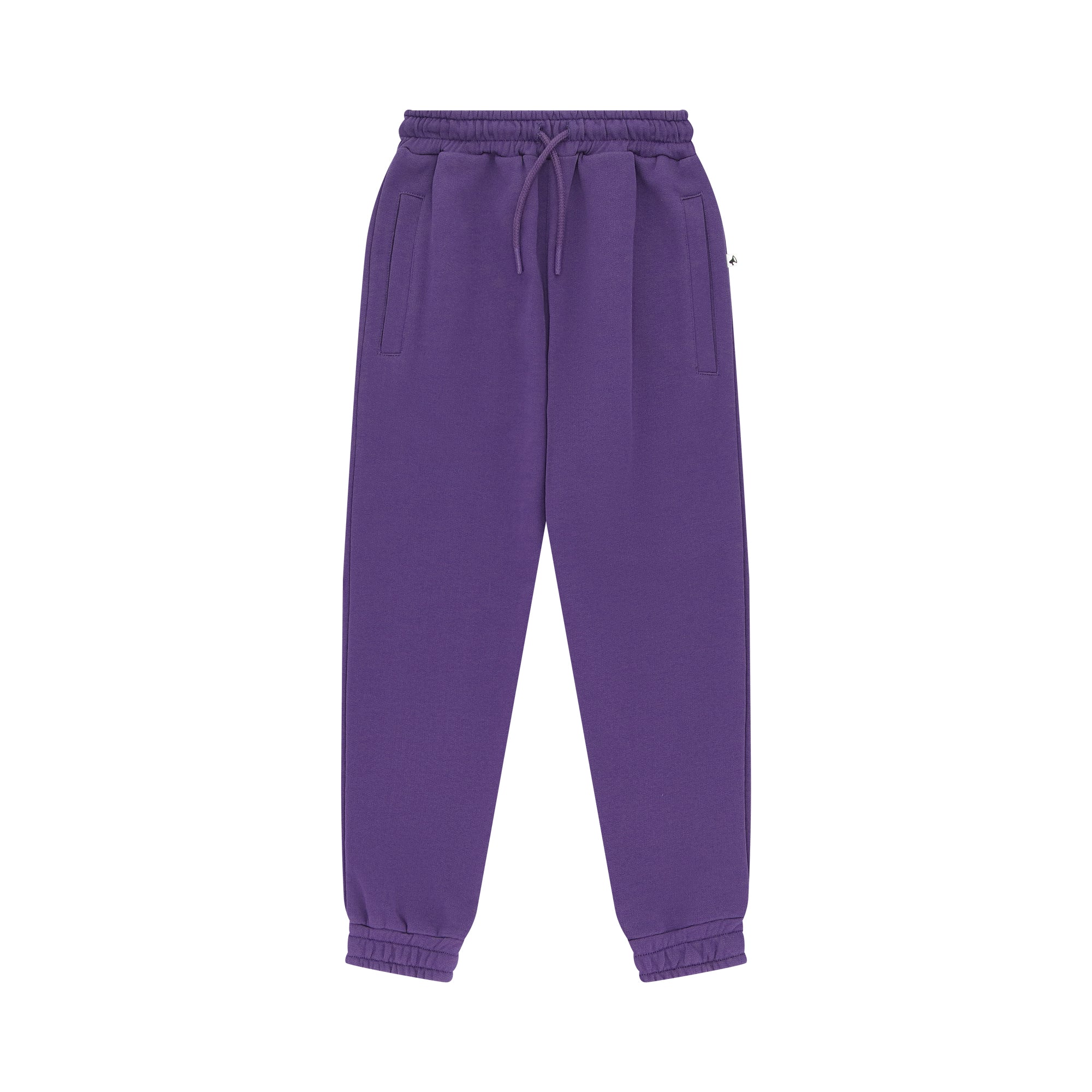 Boys & Girls Purple Cotton Trousers