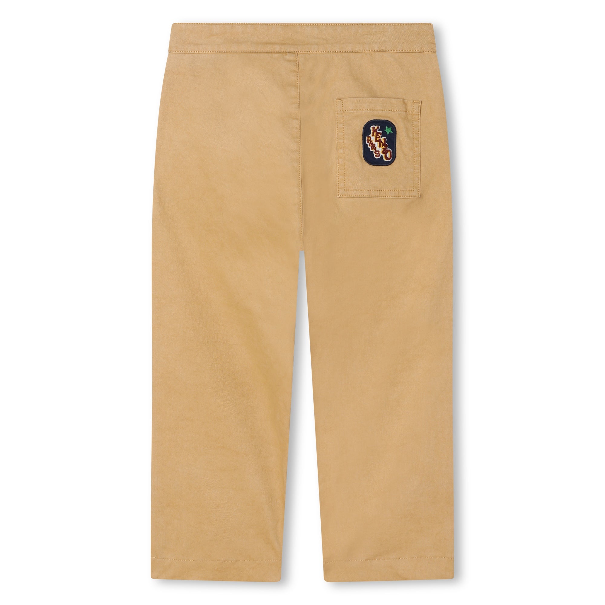 Boys & Girls Beige Cotton Trousers