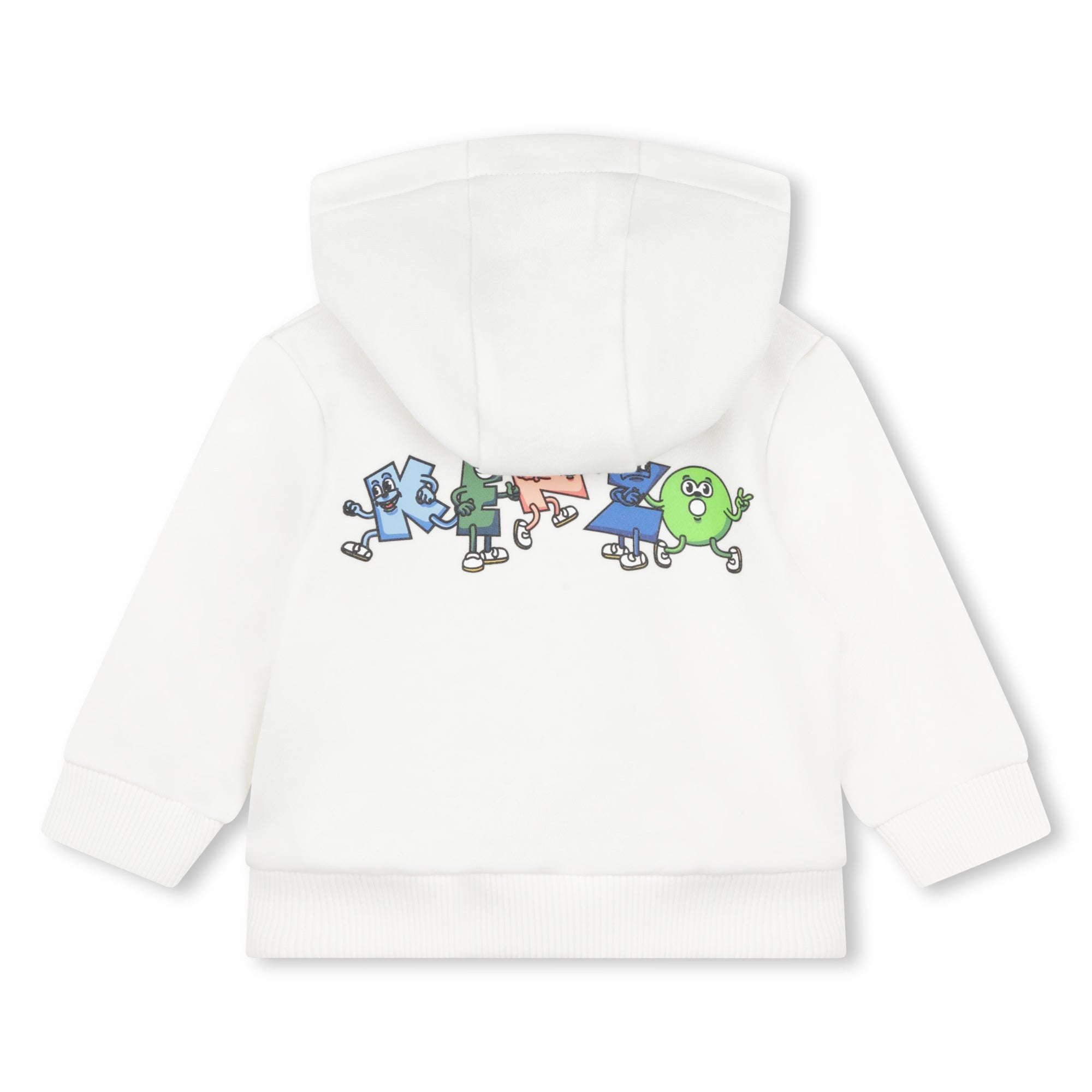 Baby Boys & Girls White Zip-Up Top