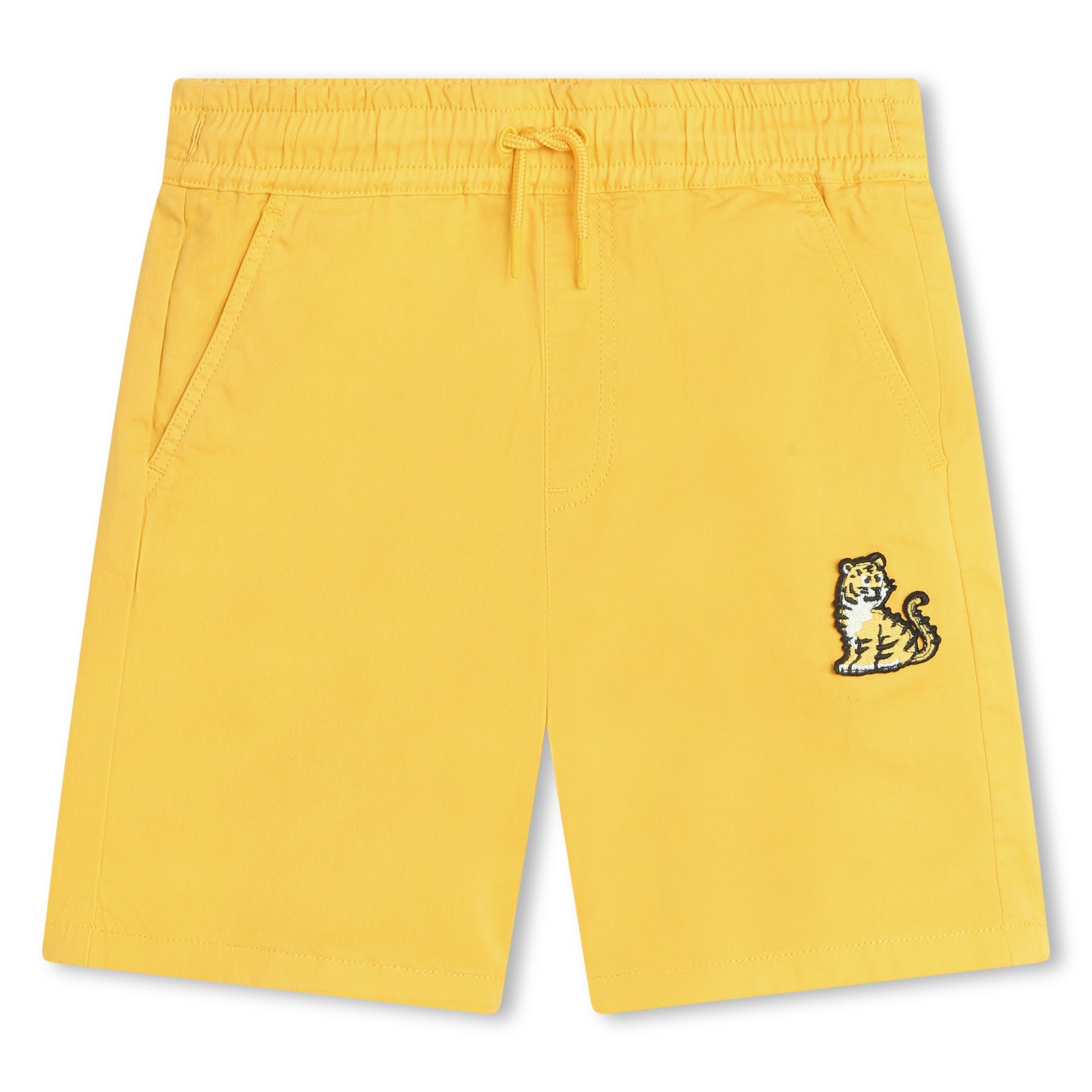 Boys Yellow Cotton Shorts