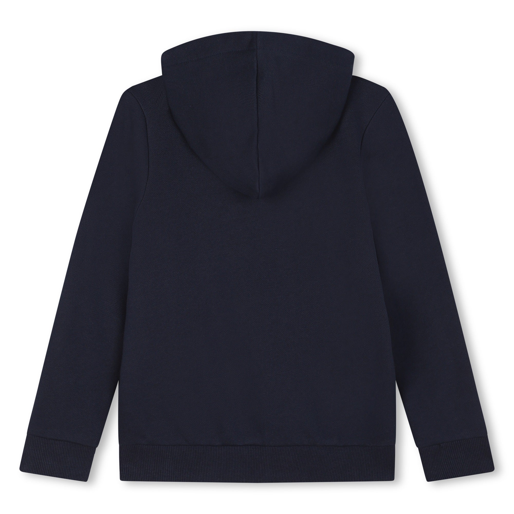 Boys Navy Tiger Hooded Cotton Sweatshirt