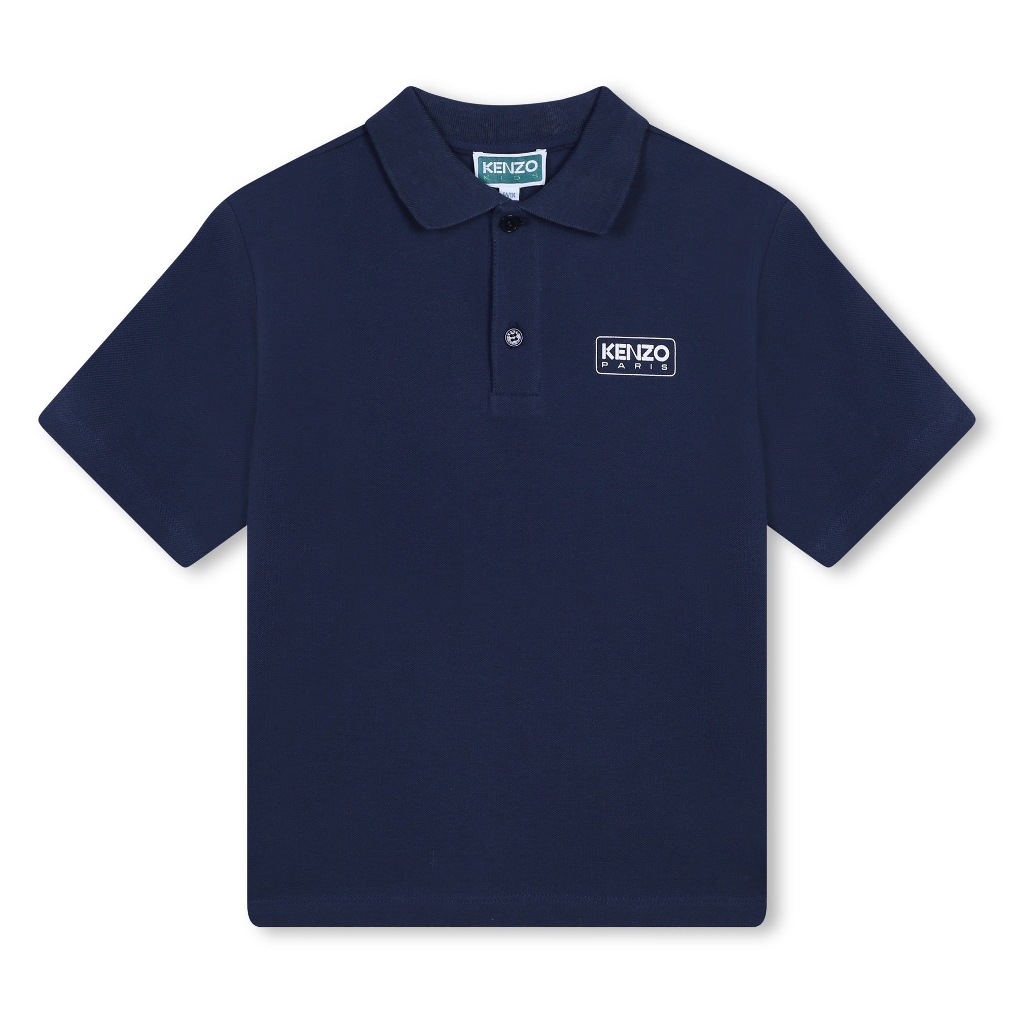 Boys Navy Cotton Polo Shirt