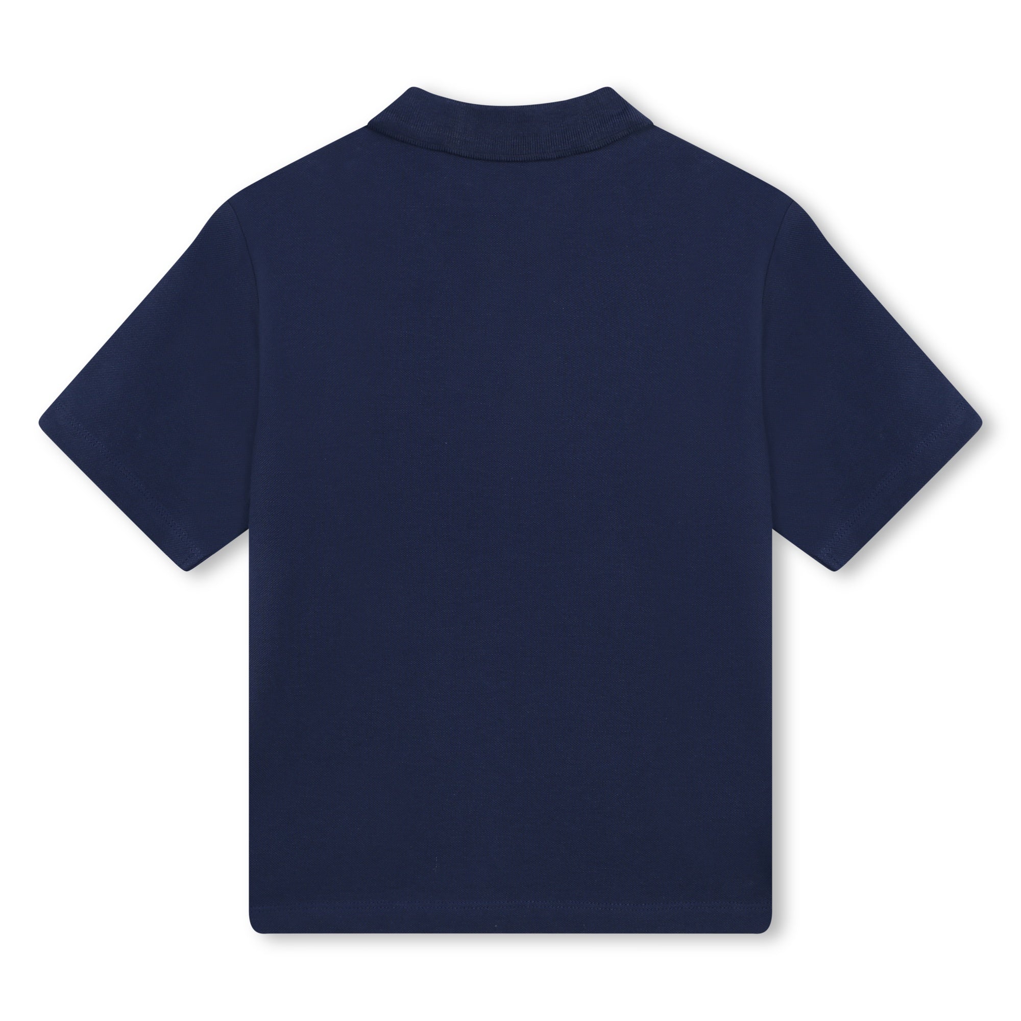 Boys Navy Cotton Polo Shirt