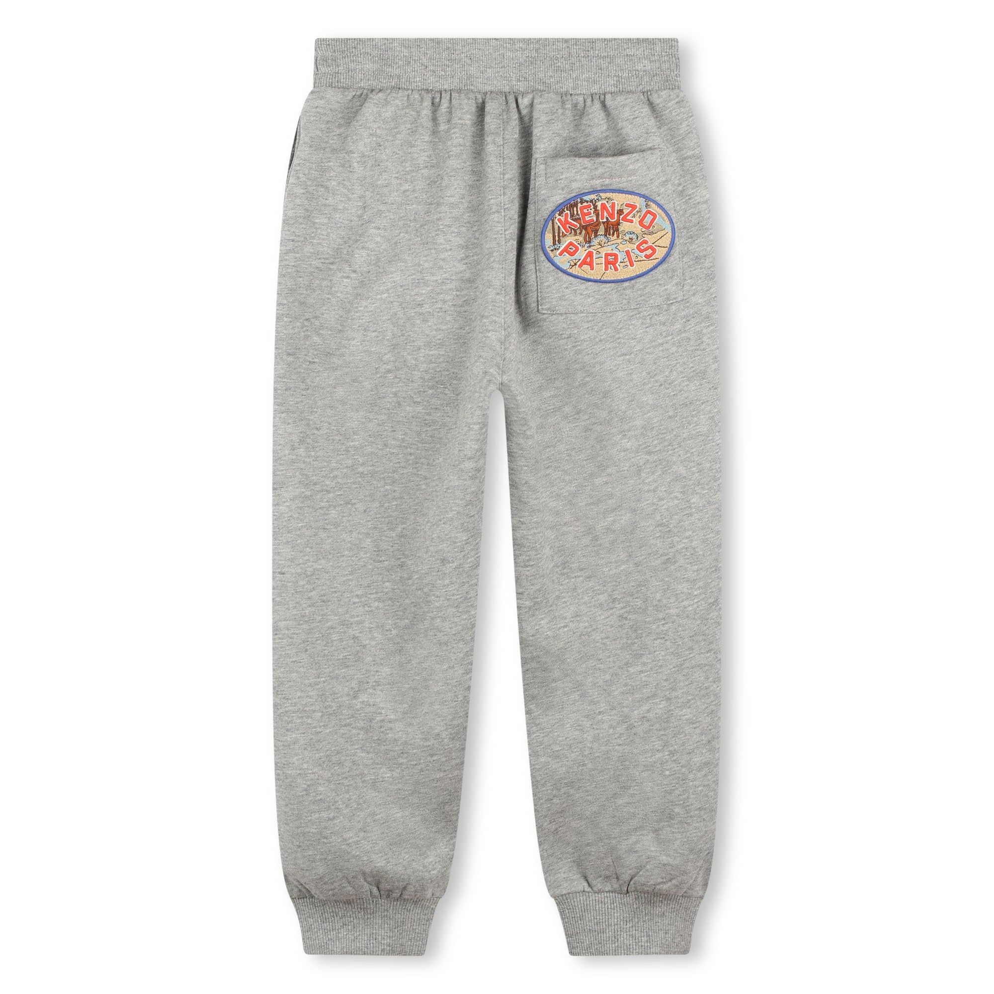 Boys Grey Cotton Trousers