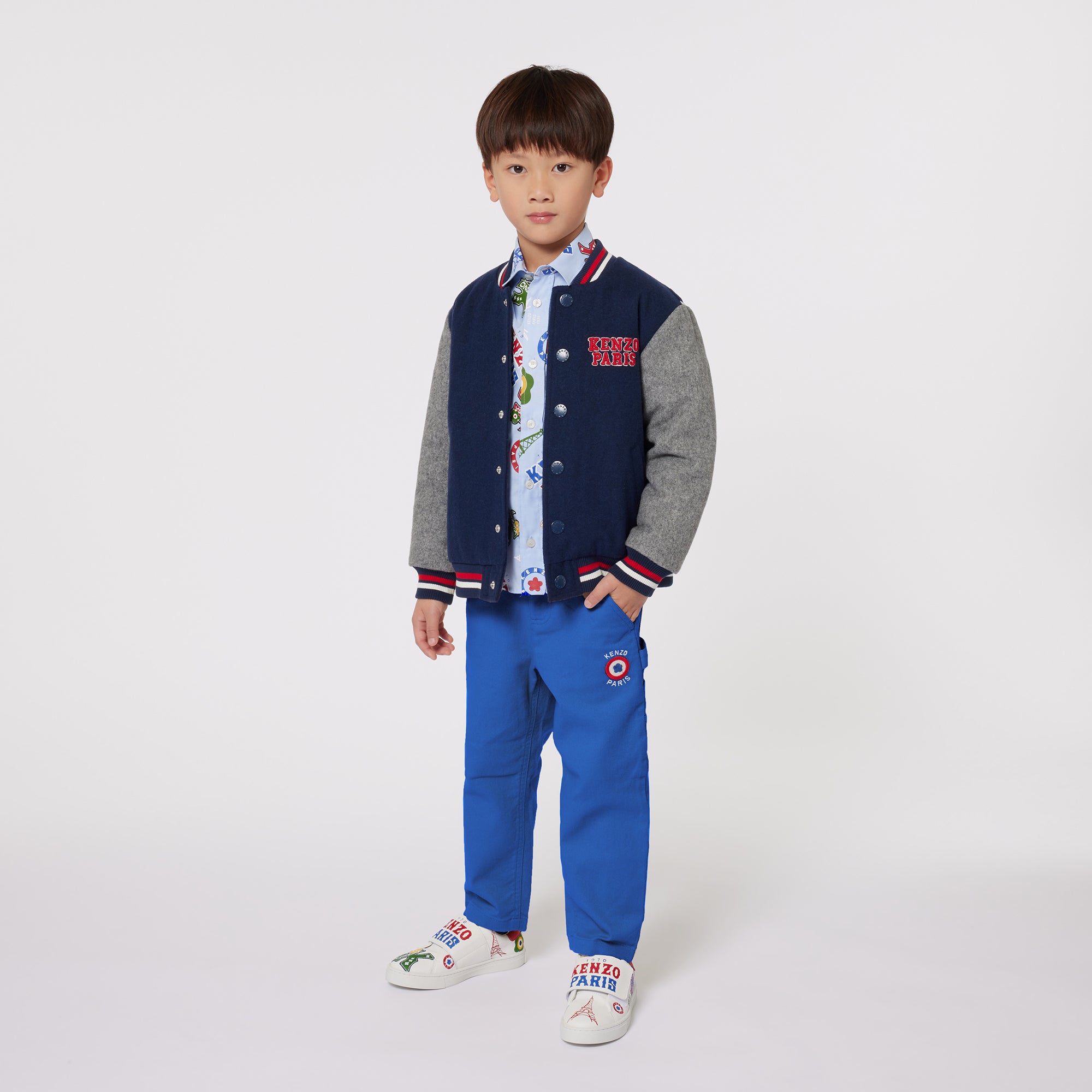 Boys Navy Padded Jacket