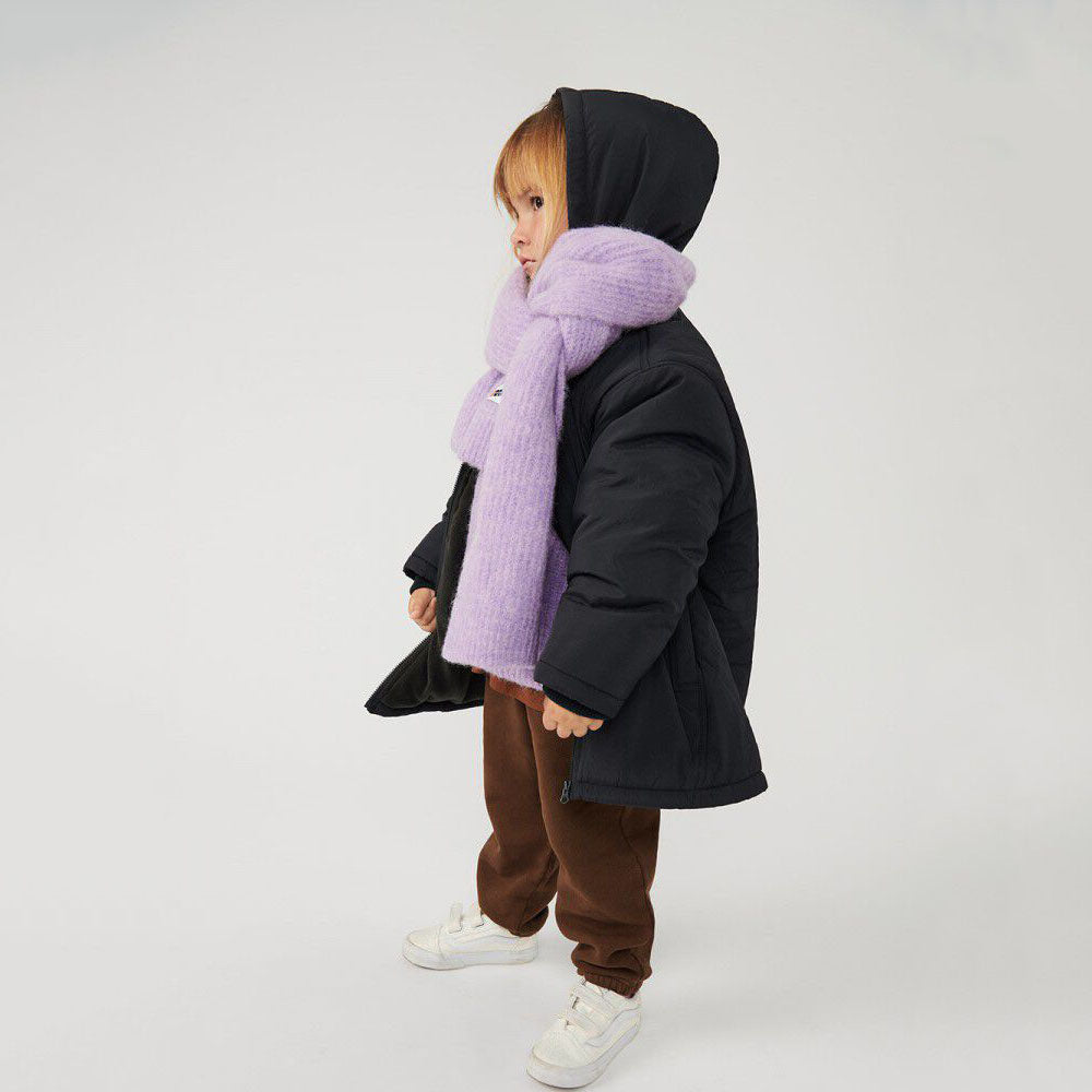 Boys & Girls Purple Knit Scarf(142x25cm)