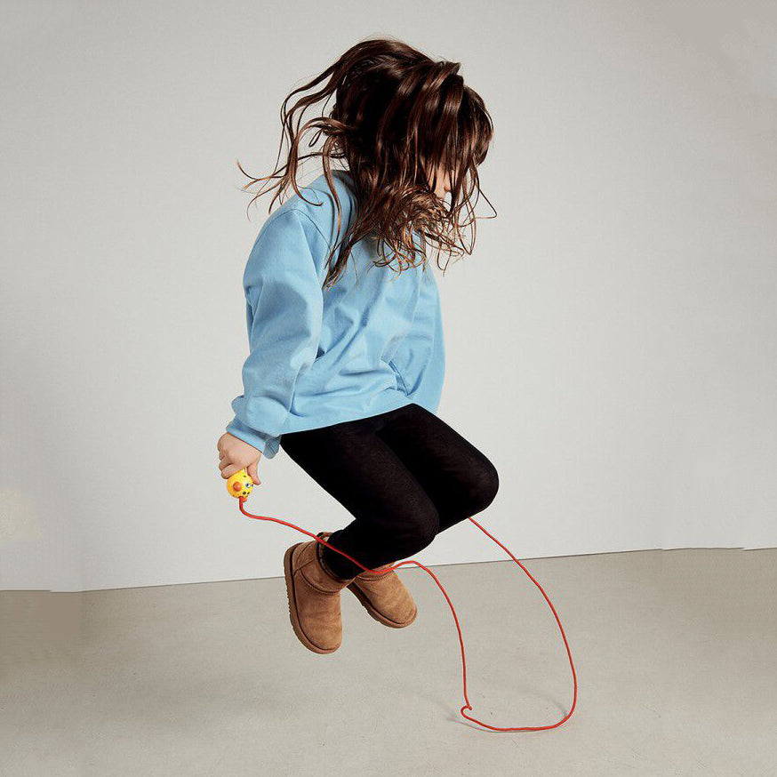 Boys & Girls Blue Logo Cotton T-Shirt