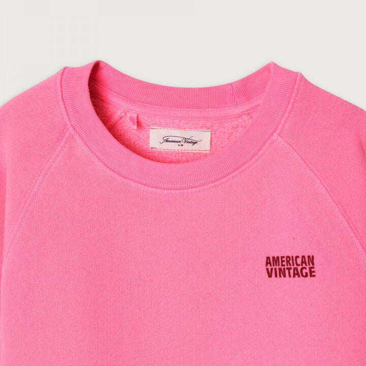 Boys & Girls Pink Logo Cotton Sweatshirt