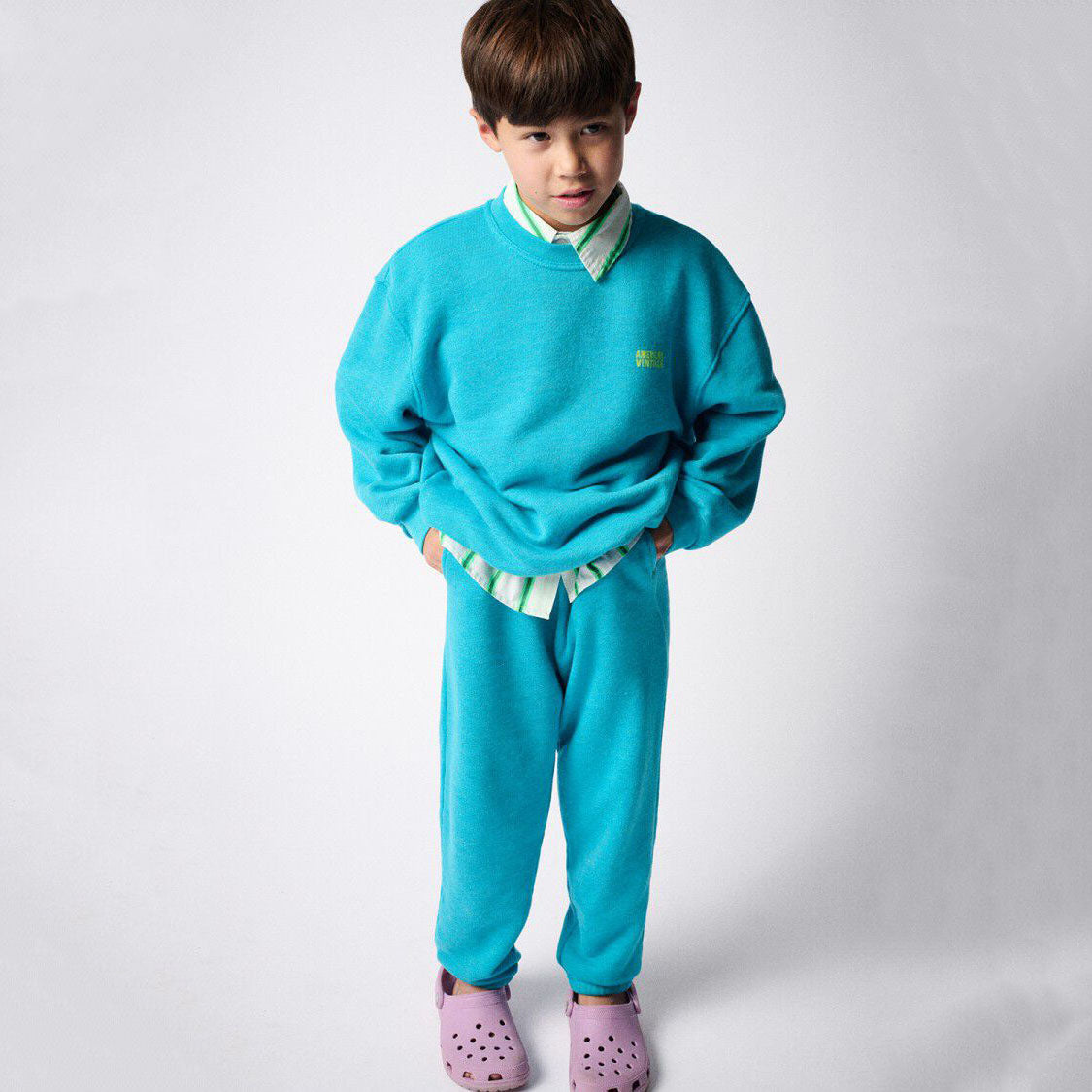 Boys & Girls Blue Cotton Sweatshirt