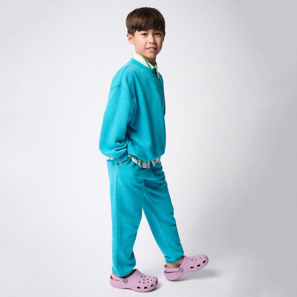 Boys & Girls Blue Cotton Sweatshirt