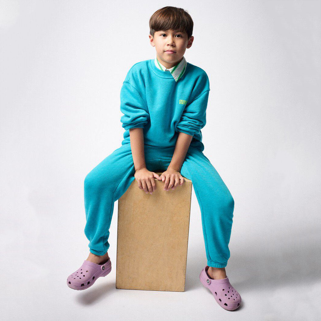 Boys & Girls Blue Cotton Sweatshirt