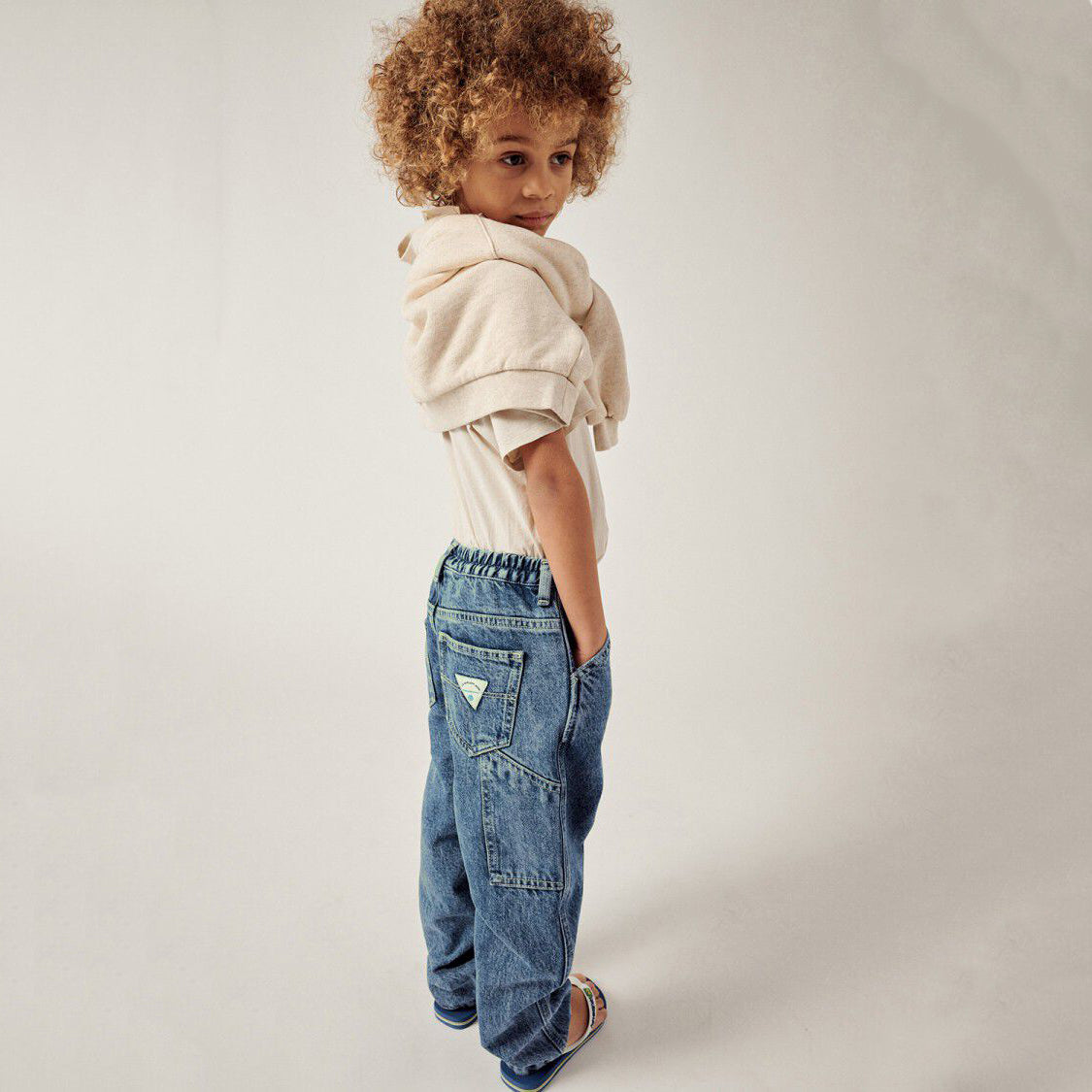 Boys & Girls Blue Denim Trousers