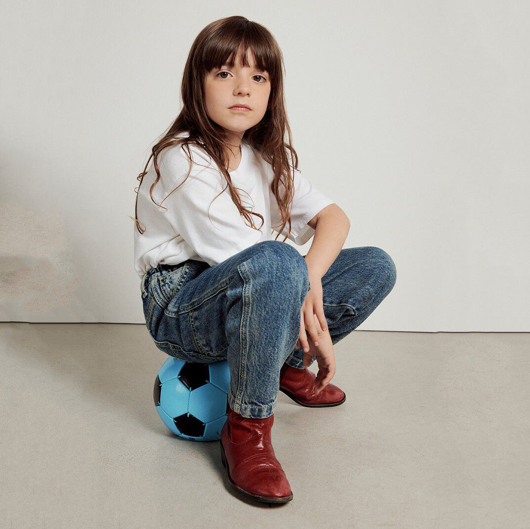 Boys & Girls Blue Denim Trousers