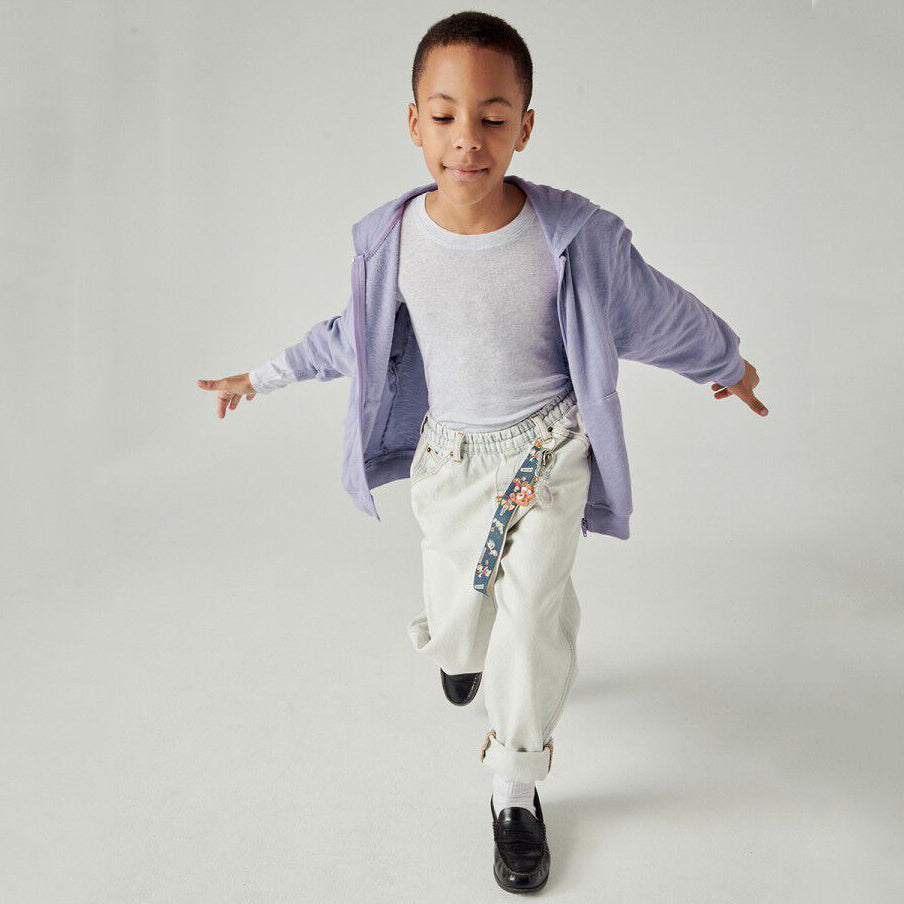 Boys & Girls Grey Cotton T-Shirt