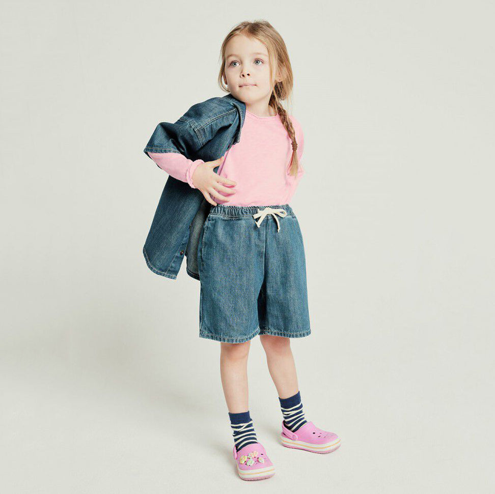Boys & Girls Blue Denim Shorts