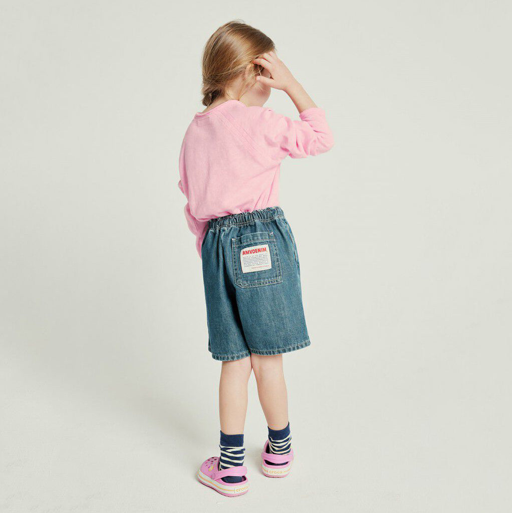Boys & Girls Blue Denim Shorts